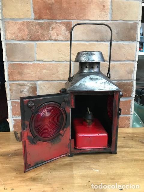 Antig&uuml;edades: Farol ferroviario antiguo - Foto 4