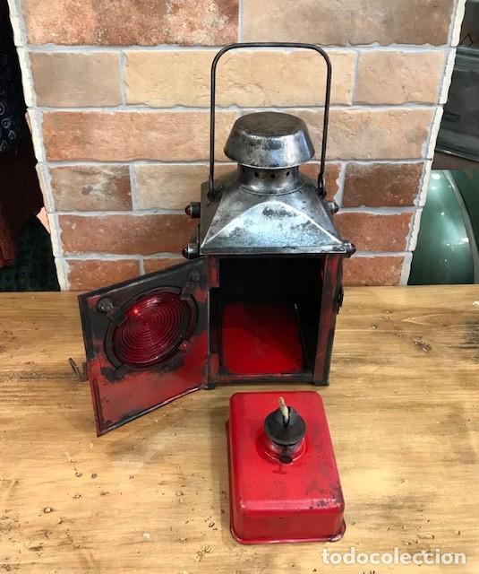 Antig&uuml;edades: Farol ferroviario antiguo - Foto 5