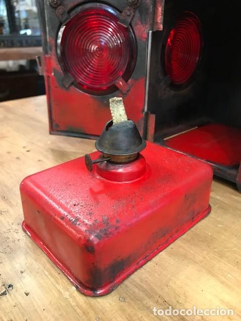 Antig&uuml;edades: Farol ferroviario antiguo - Foto 6