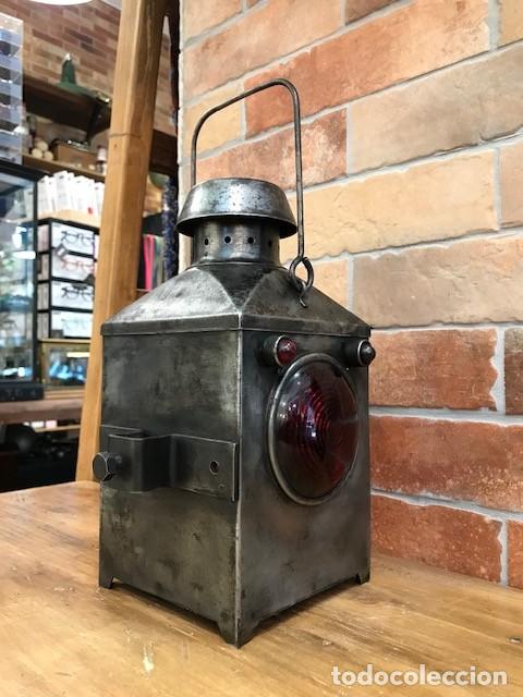 Antig&uuml;edades: Farol ferroviario antiguo - Foto 9
