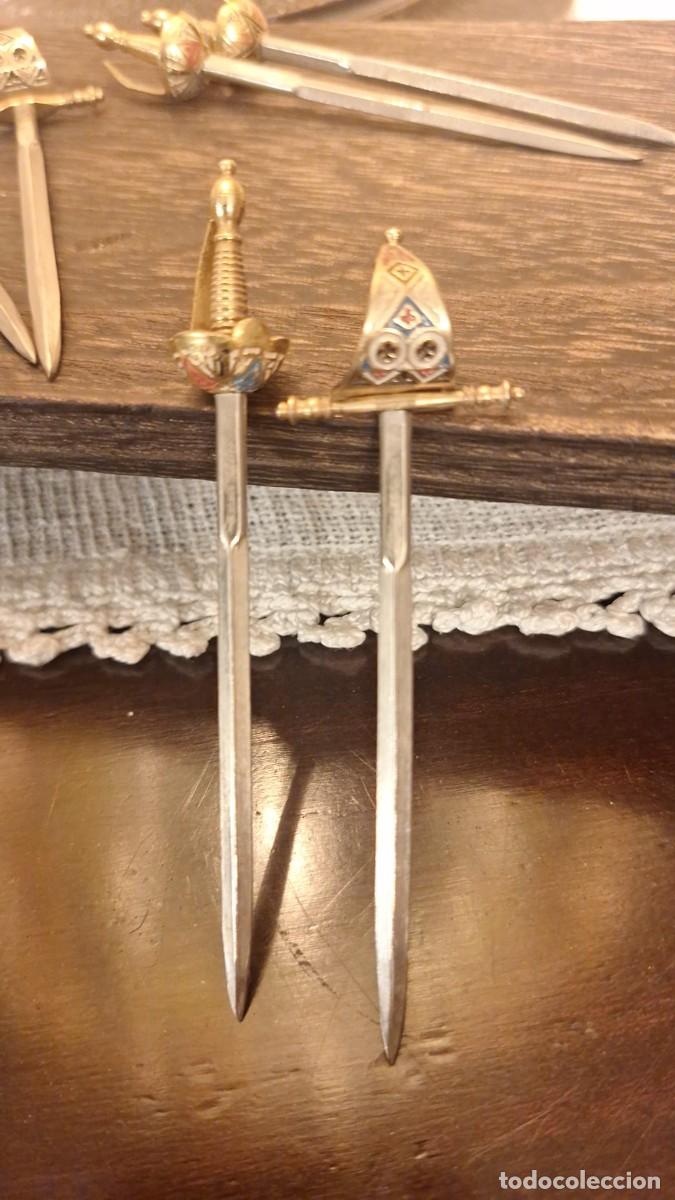 Antig&uuml;edades: 6 Peque&ntilde;as REPLICAS de ESPADAS TOLEDANAS - Foto 2