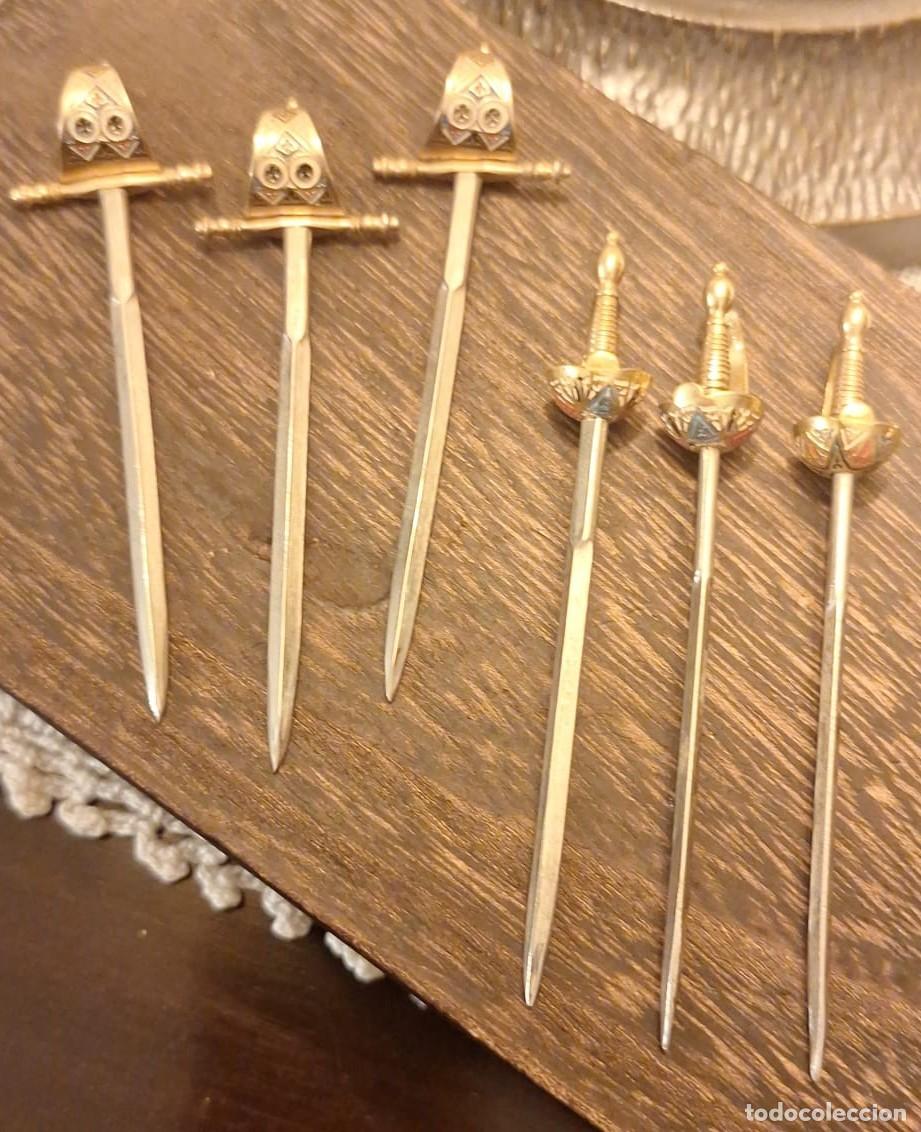 Antig&uuml;edades: 6 Peque&ntilde;as REPLICAS de ESPADAS TOLEDANAS - Foto 3