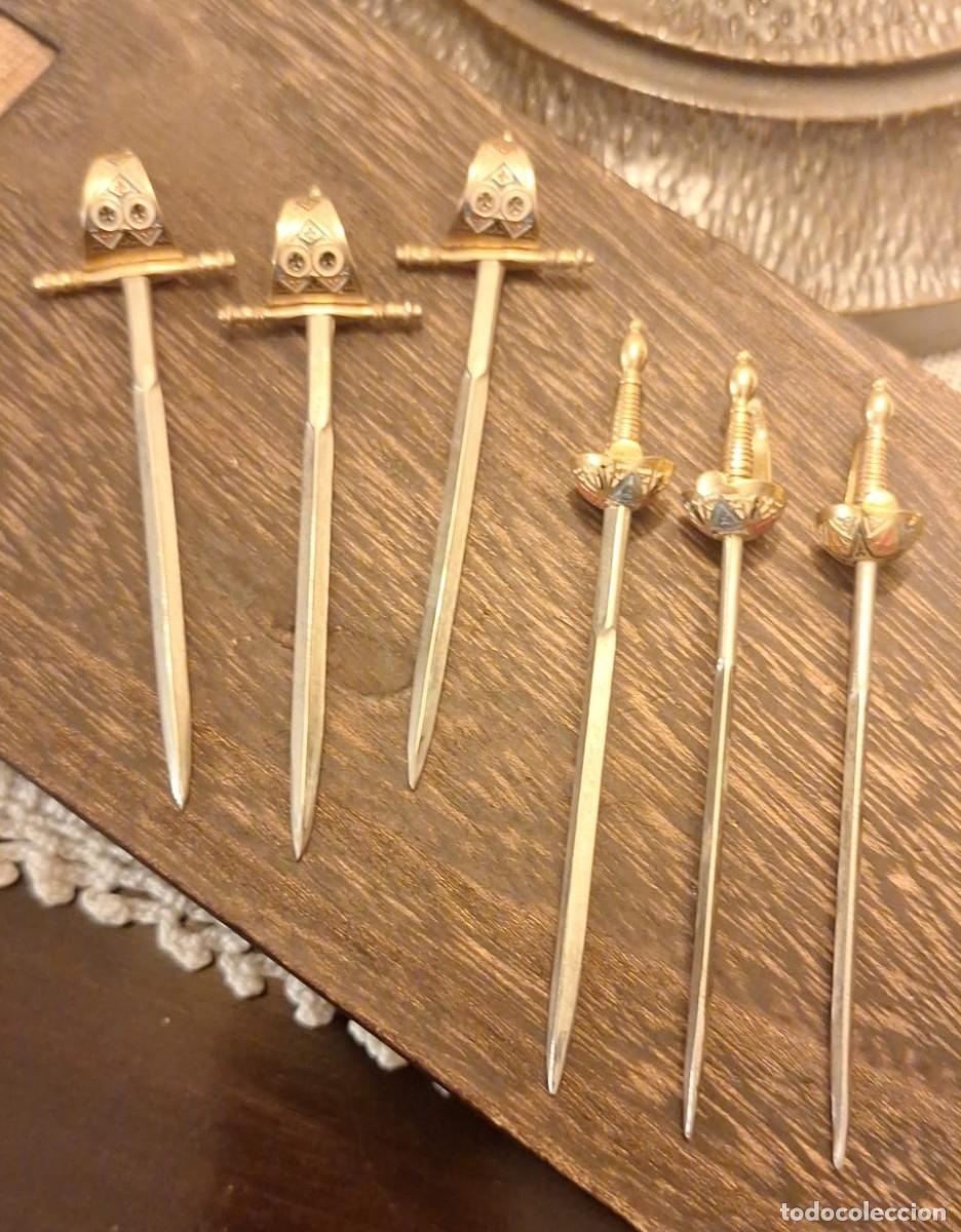 Antig&uuml;edades: 6 Peque&ntilde;as REPLICAS de ESPADAS TOLEDANAS - Foto 7