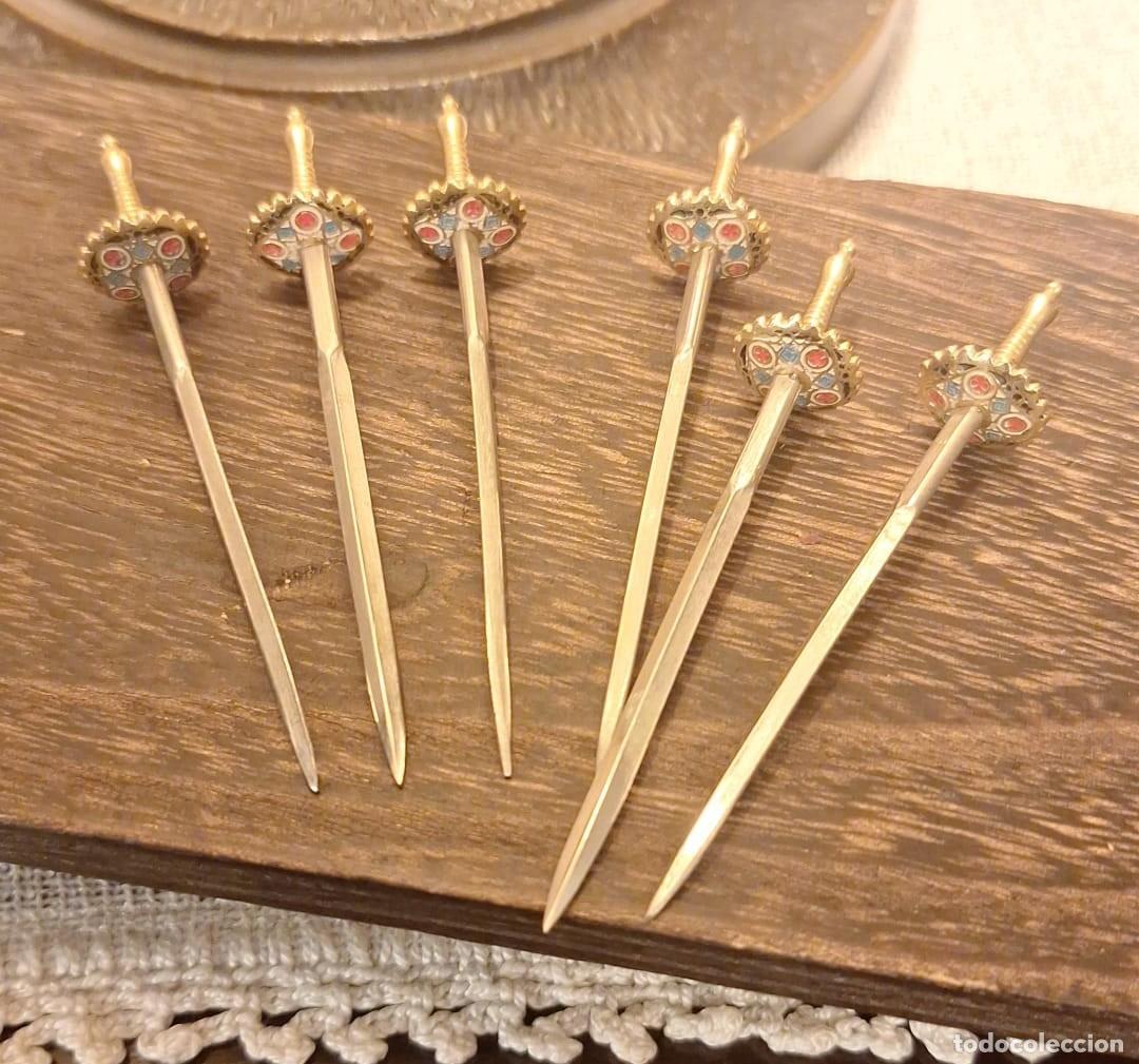 Antig&uuml;edades: 6 Peque&ntilde;as REPLICAS de ESPADAS TOLEDANAS - Foto 4