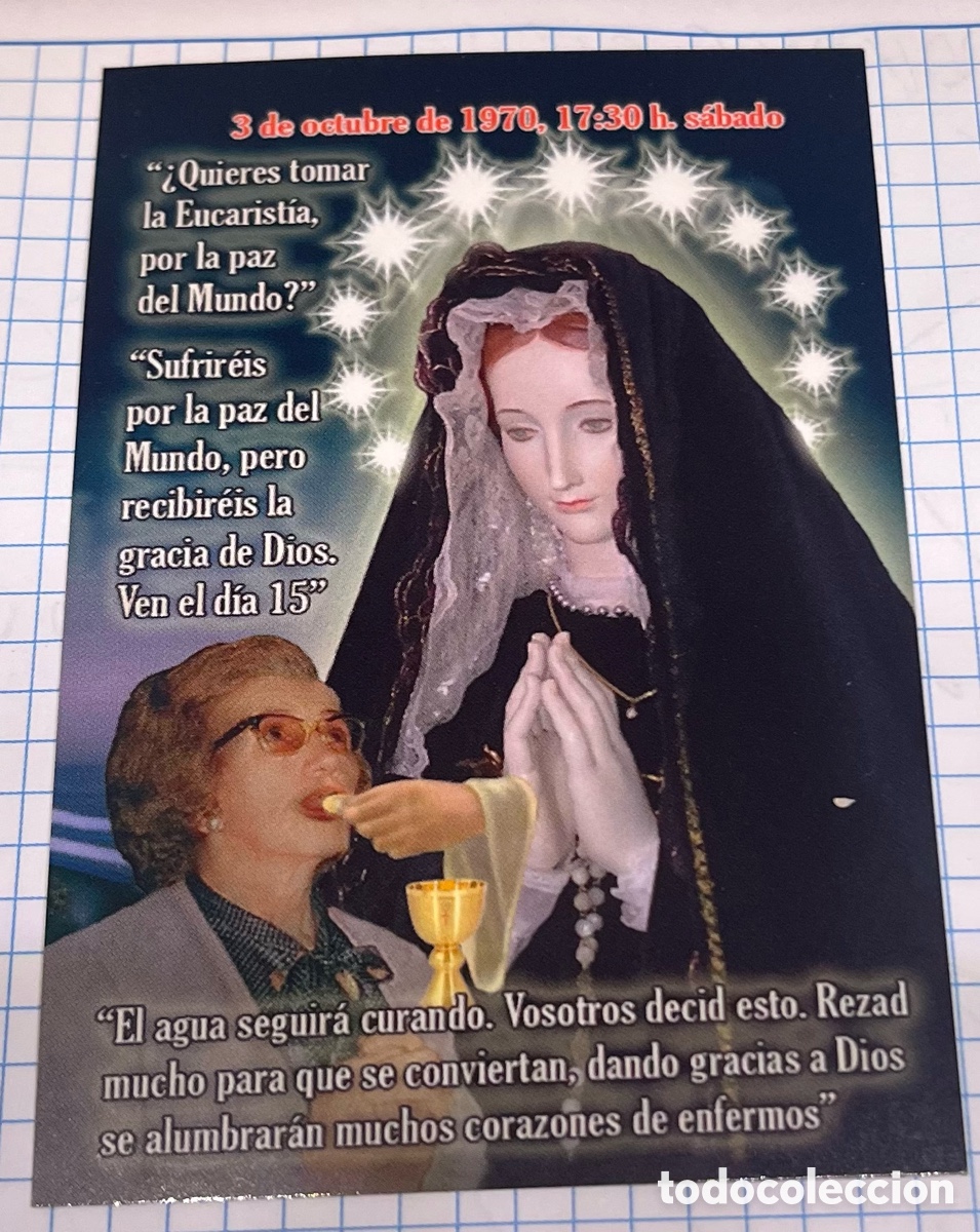 Antig&uuml;edades: VIRGEN DE UMBE CALENDARIO - Foto 1