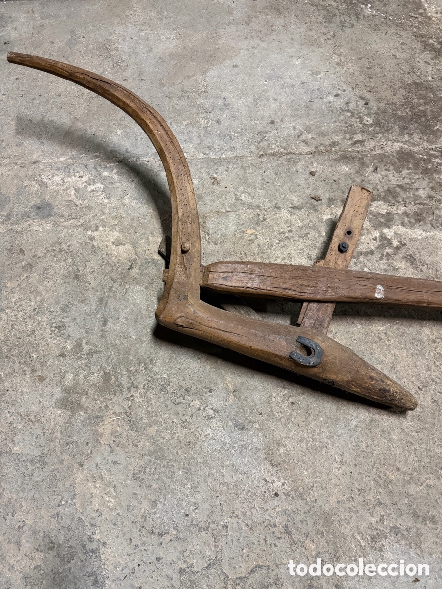 Antig&uuml;edades: Arado Romano Madera 3m - Foto 2