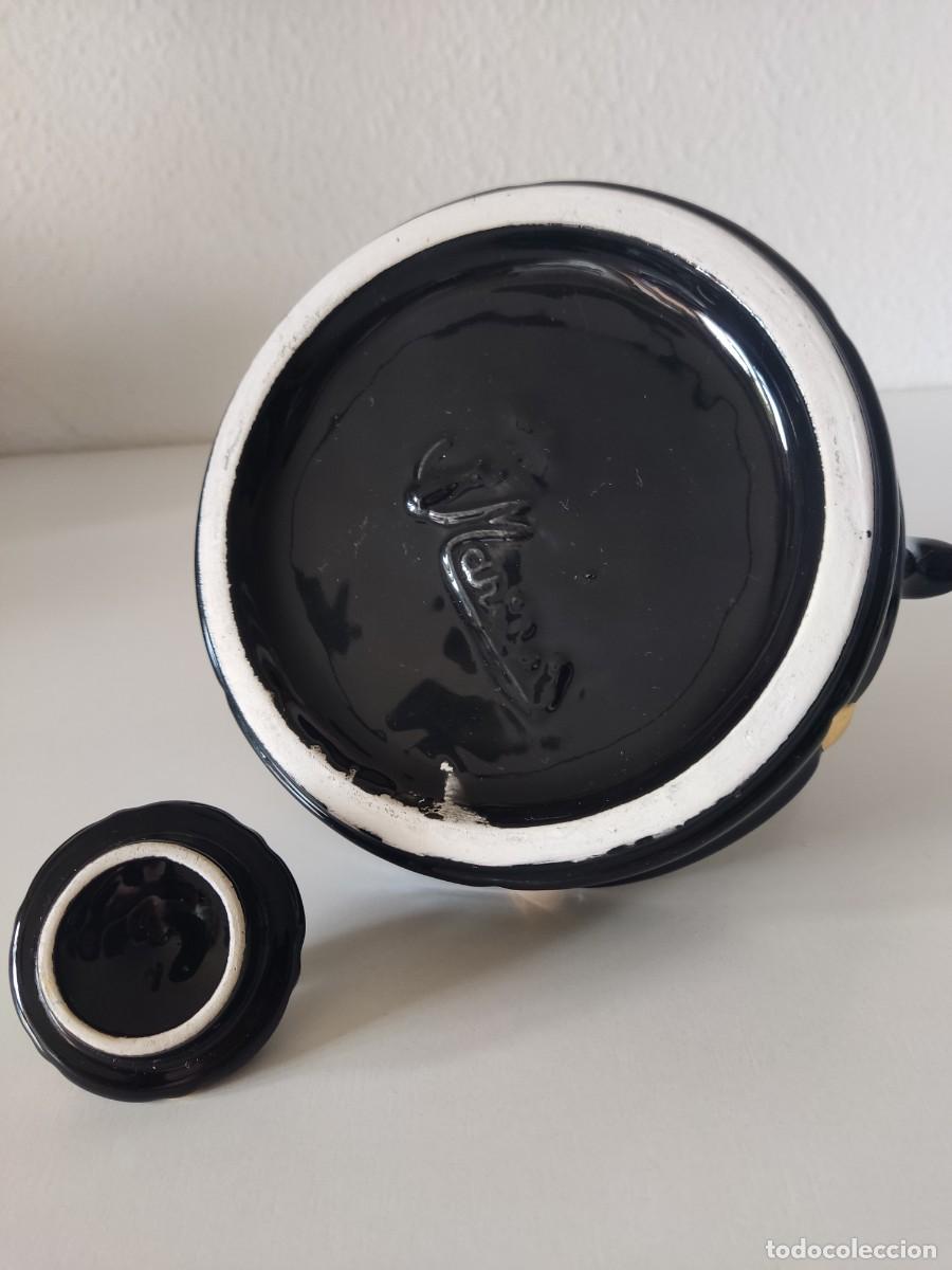 Antig&uuml;edades: TETERA VINTAGE PORCELANA MANISES - Foto 10