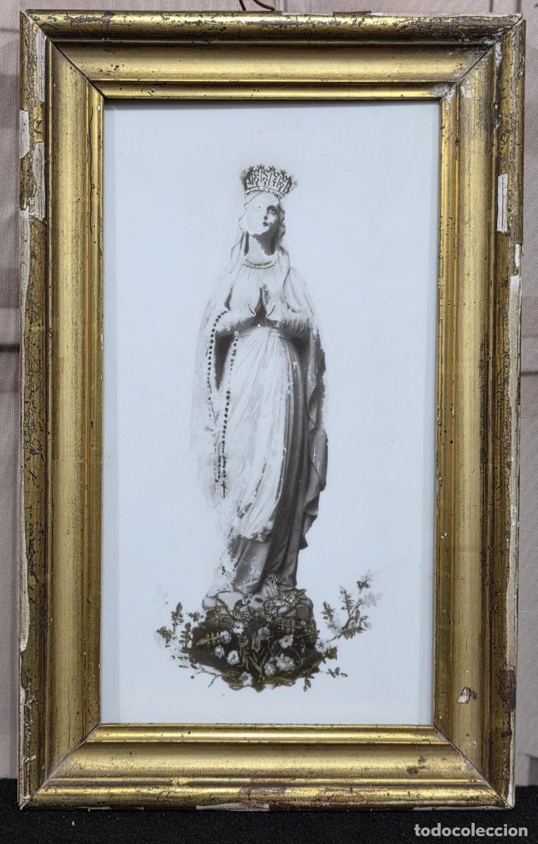 Antig&uuml;edades: Antiguo cuadro religioso virgen - Foto 1