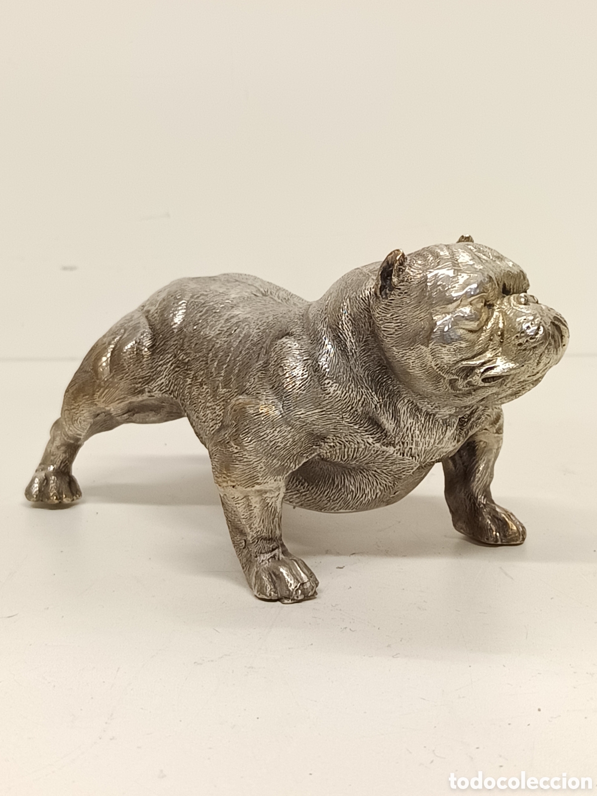 Antig&uuml;edades: Figura perro American Bully - Foto 2