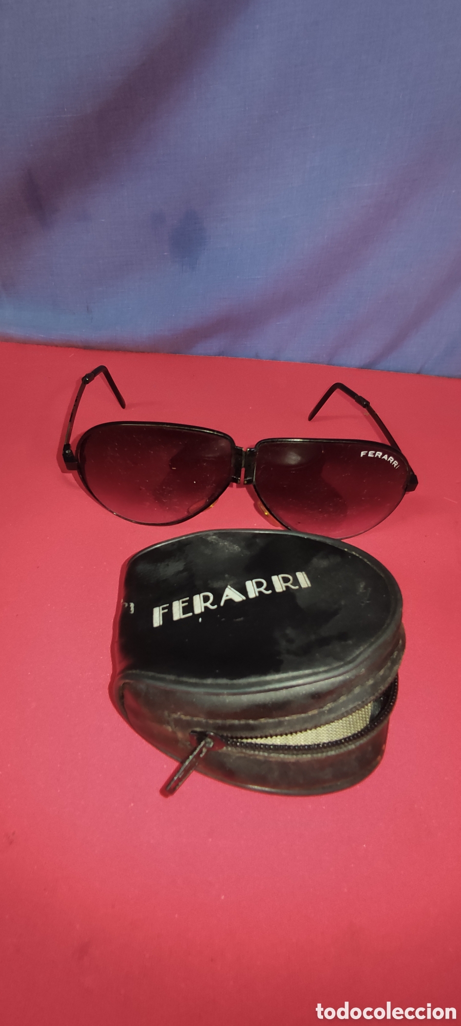 Antig&uuml;edades: Gafas de sol Ferarri - Foto 2