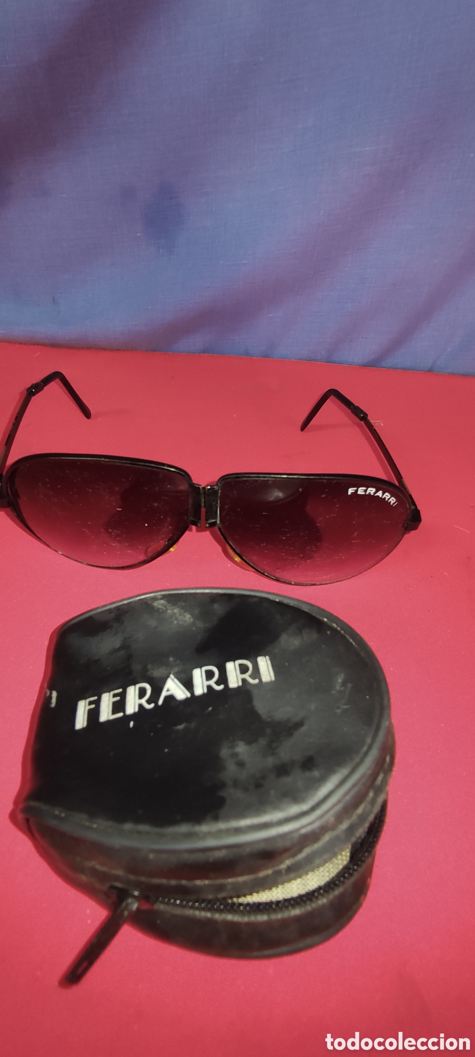 Antig&uuml;edades: Gafas de sol Ferarri - Foto 3