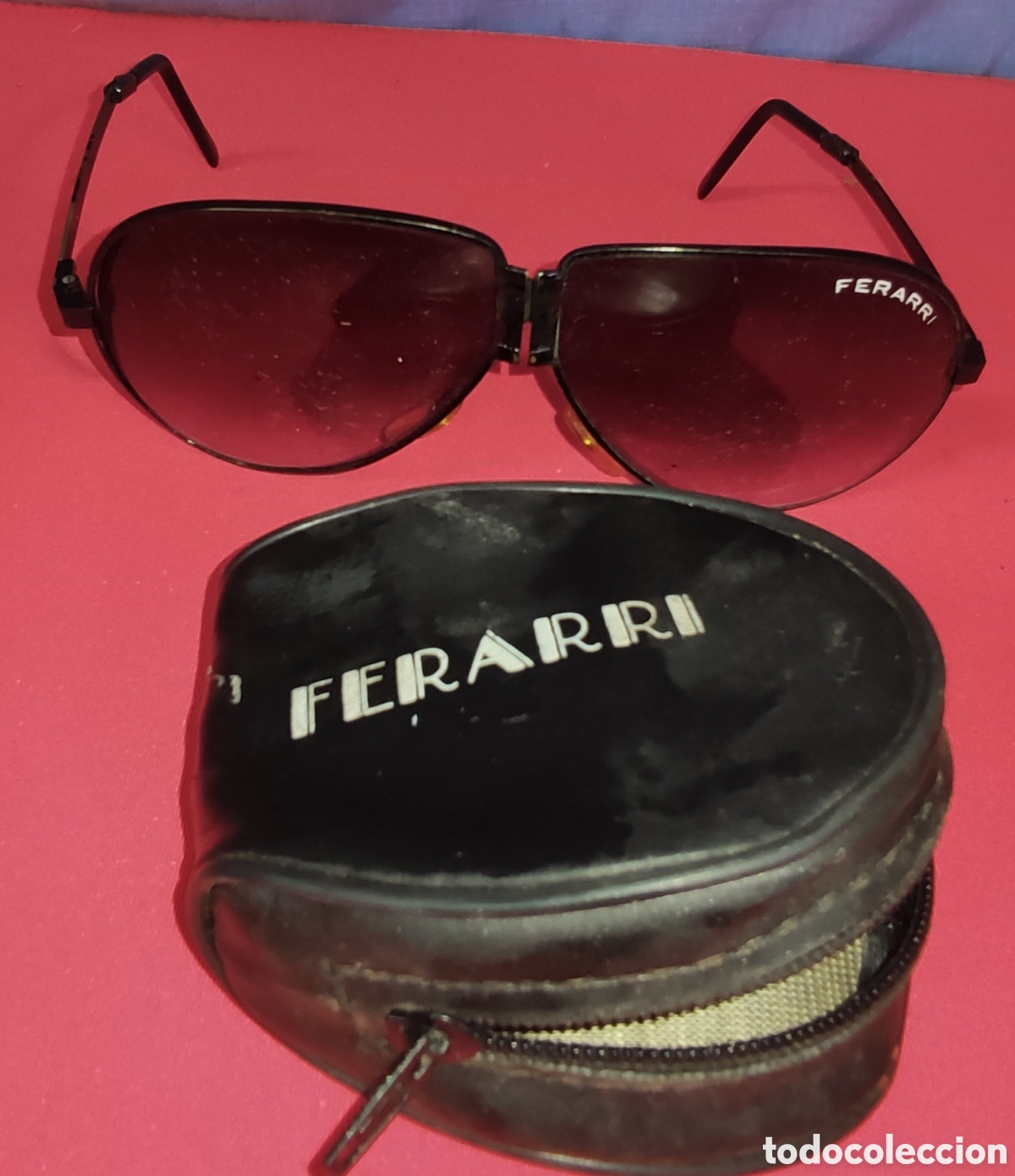 Antig&uuml;edades: Gafas de sol Ferarri - Foto 1