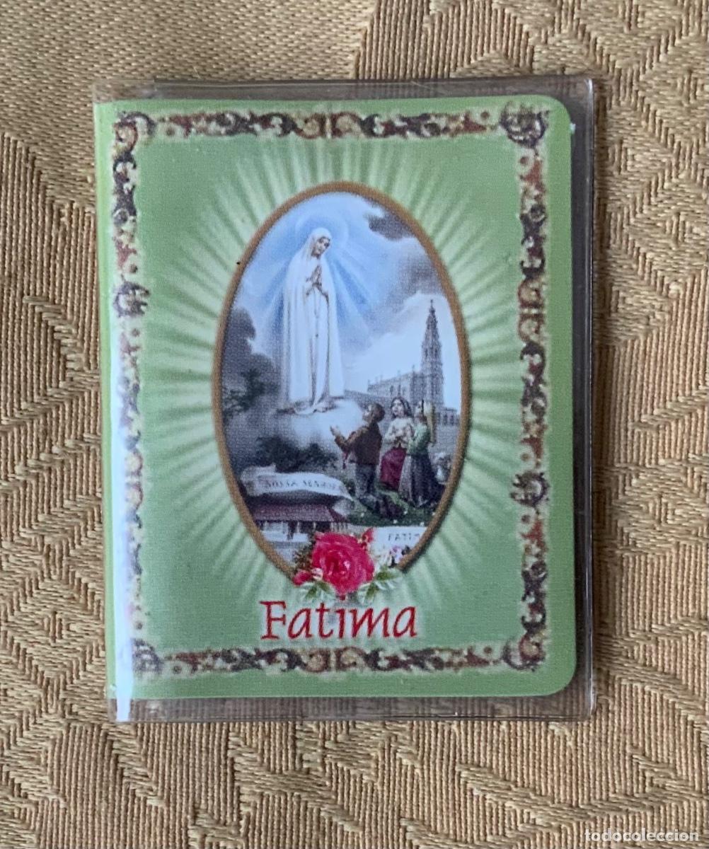 Antig&uuml;edades: MEDALLA VIRGEN DE FATIMA CON ORACI&Oacute;N - Foto 2