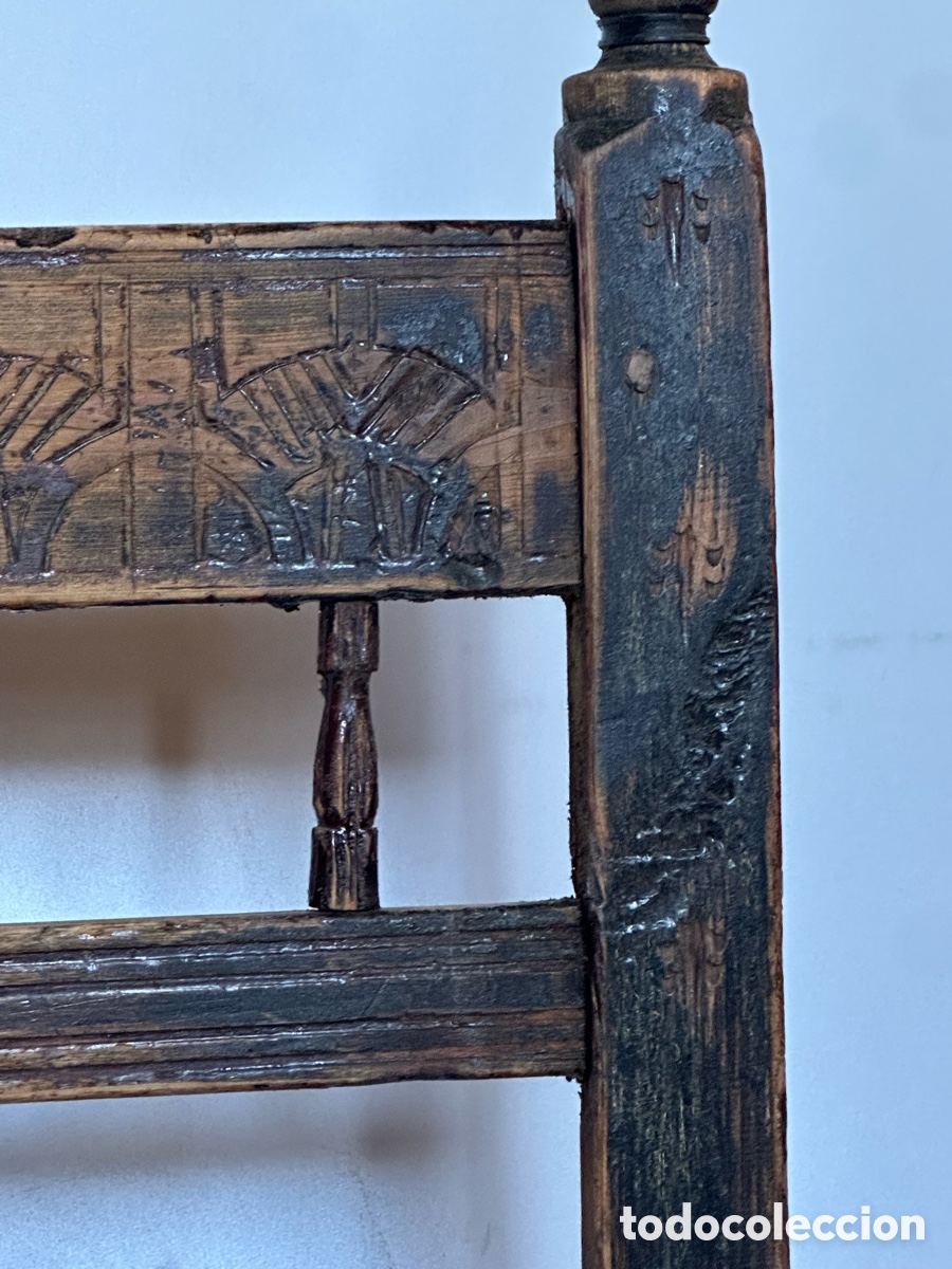Antig&uuml;edades: Silla r&uacute;stica aragonesa - Foto 18