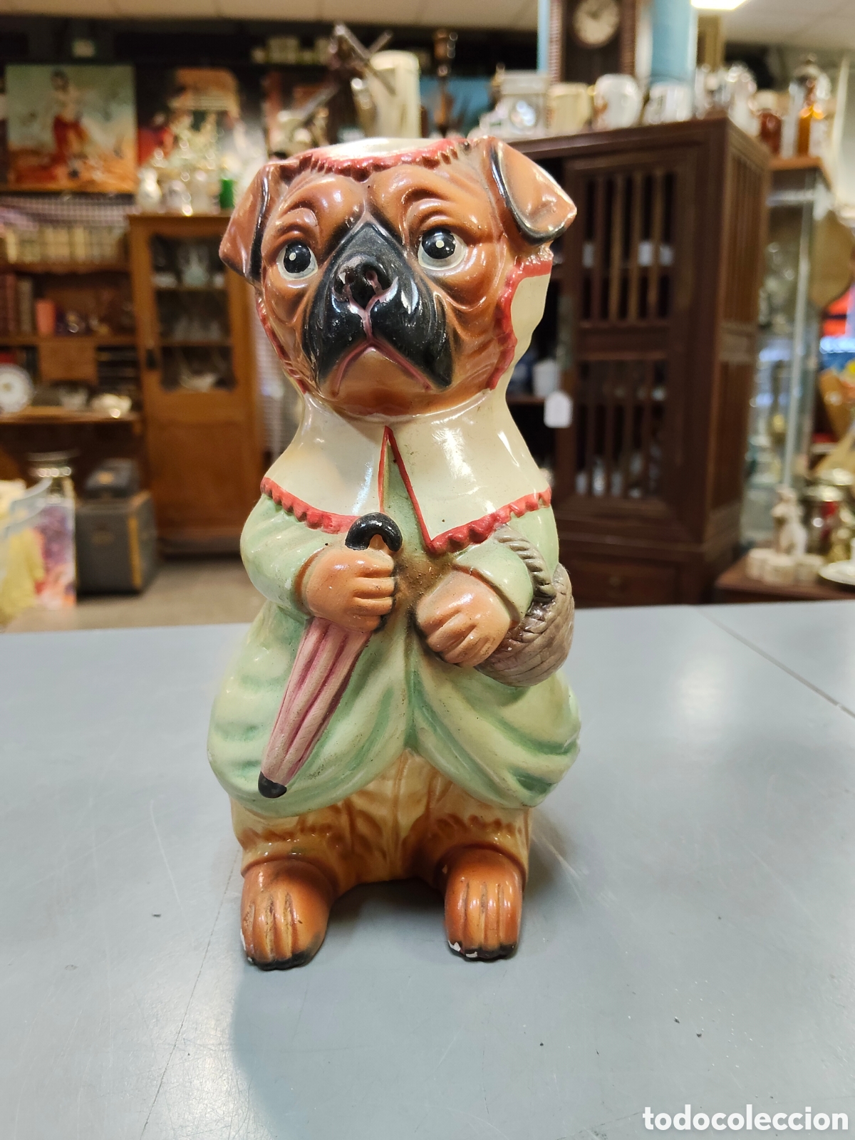 Antig&uuml;edades: Magn&iacute;fica hucha en forma de perro - Foto 4