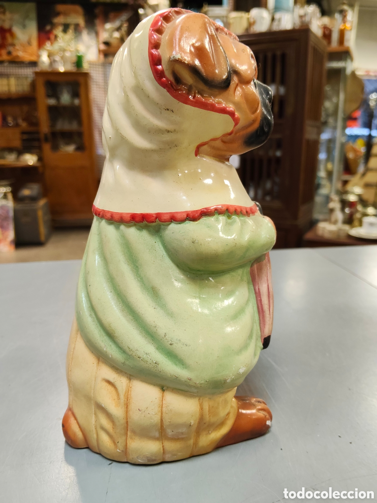Antig&uuml;edades: Magn&iacute;fica hucha en forma de perro - Foto 5