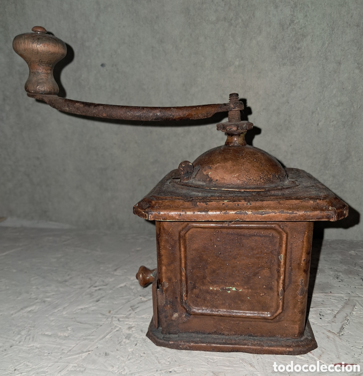 Antig&uuml;edades: MOLINILLO DE CAF&Eacute; MODELO ANTIGUO DE LA MARCA ELMA - Foto 4