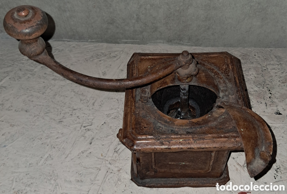 Antig&uuml;edades: MOLINILLO DE CAF&Eacute; MODELO ANTIGUO DE LA MARCA ELMA - Foto 6