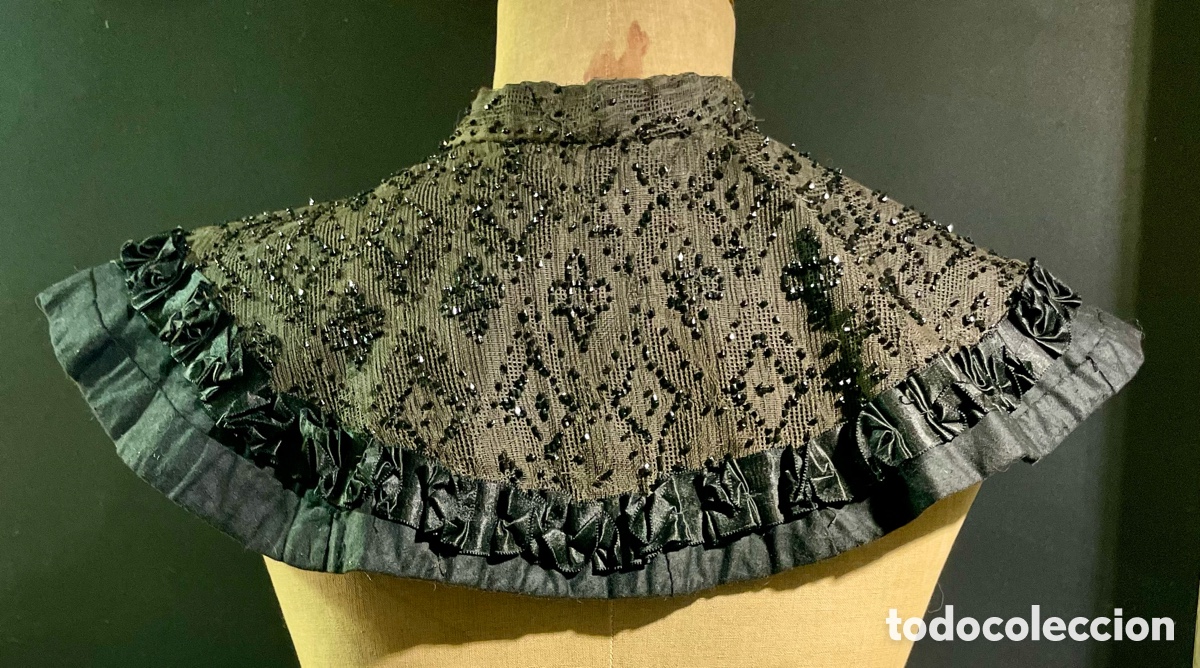 Antig&uuml;edades: Cuello con Azabache Siglo XIX - Foto 4