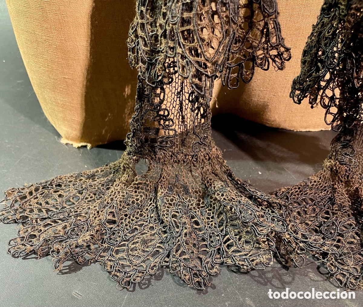 Antig&uuml;edades: Cuello con Azabache Siglo XIX - Foto 7