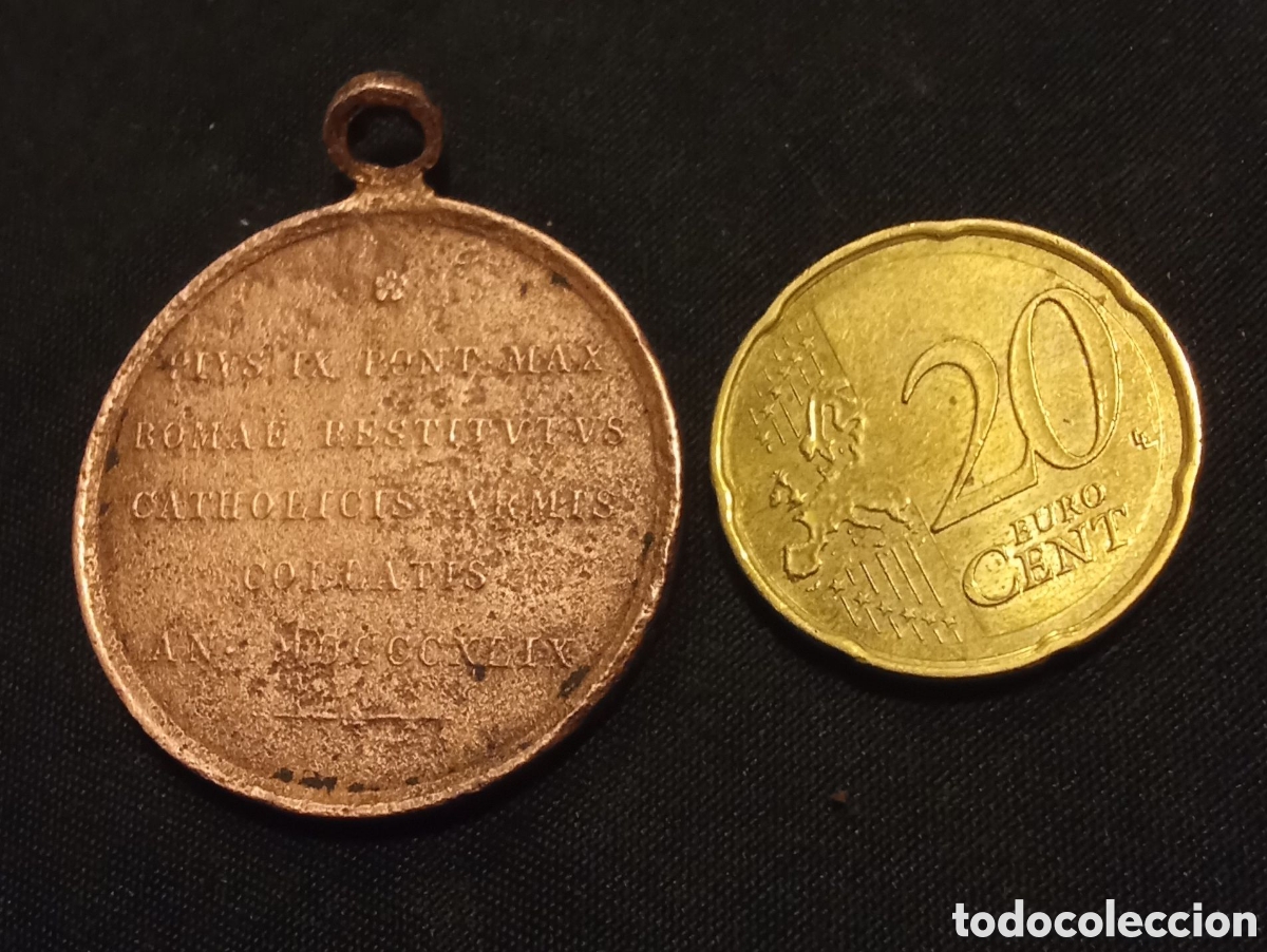 Antig&uuml;edades: MEDALLA RELIGIOSA ANTIGUA - Foto 2