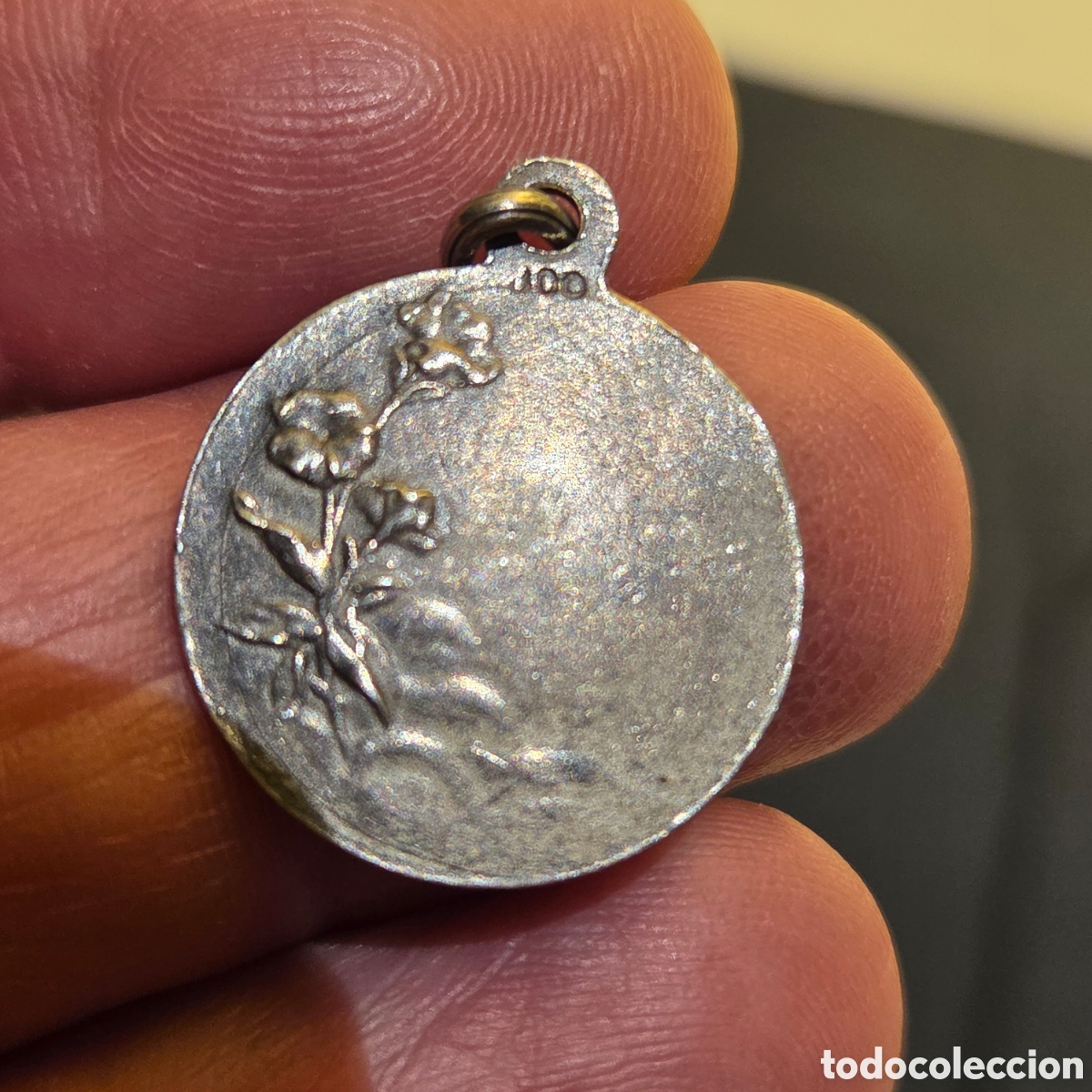 Antig&uuml;edades: MEDALLA DE SAN BLAS EN PLATA - Foto 2