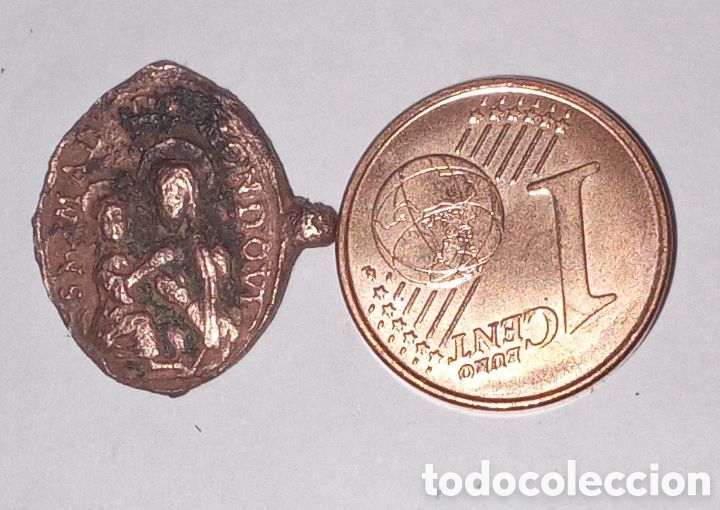 Antig&uuml;edades: MEDALLA MUY PEQUE&Ntilde;A ANTIGUA RELIGIOSA - Foto 2