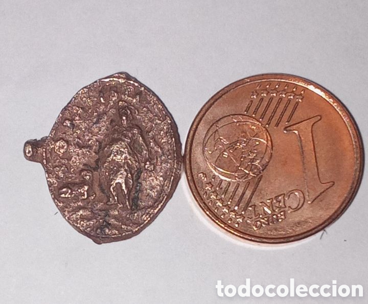 Antig&uuml;edades: MEDALLA MUY PEQUE&Ntilde;A ANTIGUA RELIGIOSA - Foto 1