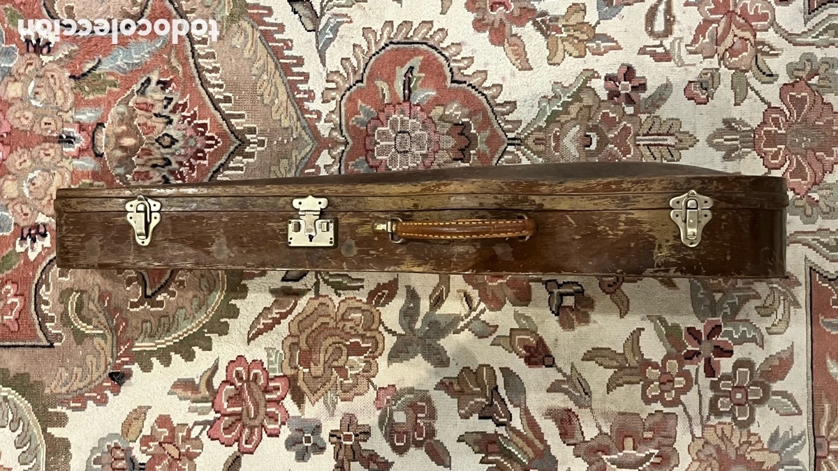Antig&uuml;edades: Estuche de viol&iacute;n antiguo madera - Foto 4