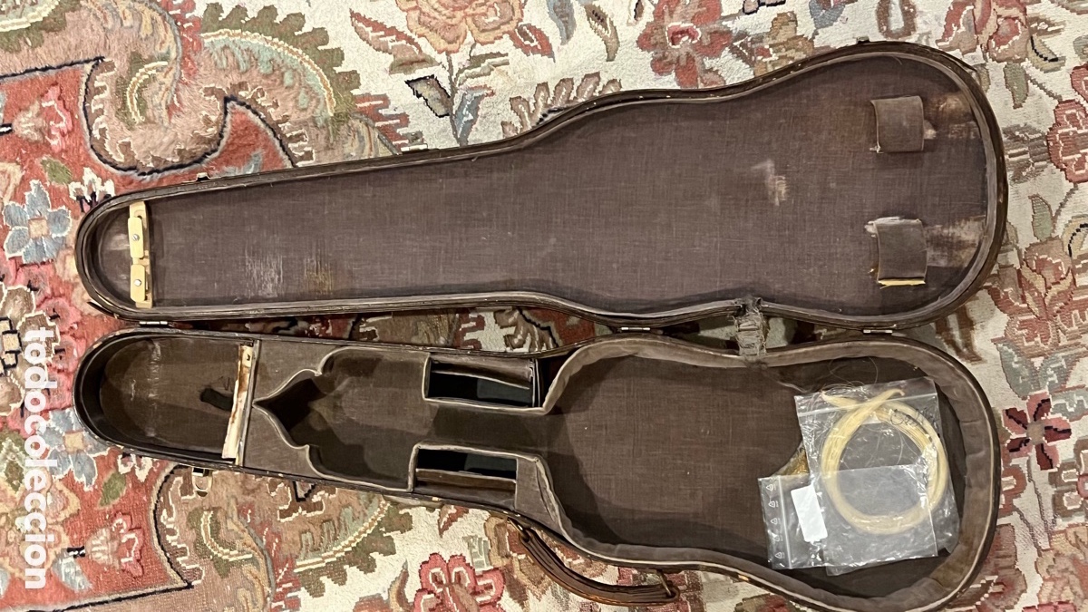 Antig&uuml;edades: Estuche de viol&iacute;n antiguo madera - Foto 5