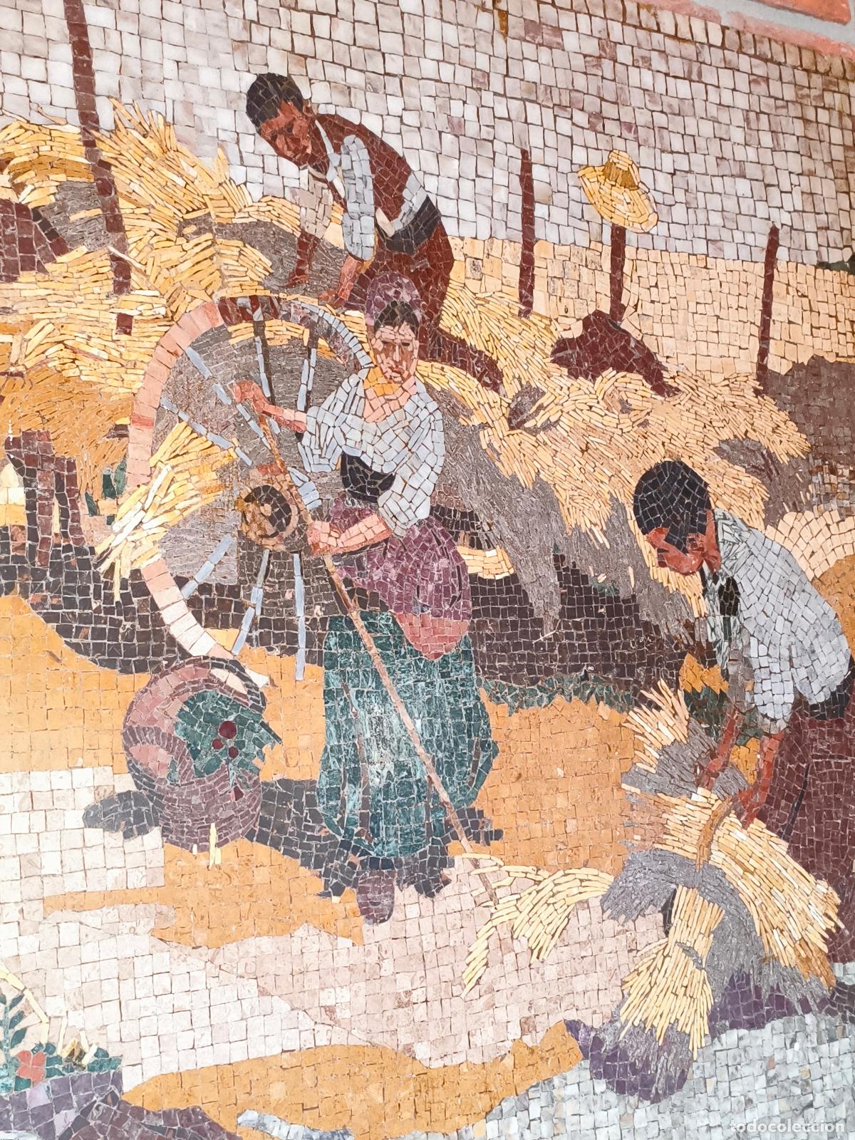 Antig&uuml;edades: Mosaico antiguo de m&aacute;rmol - Foto 1