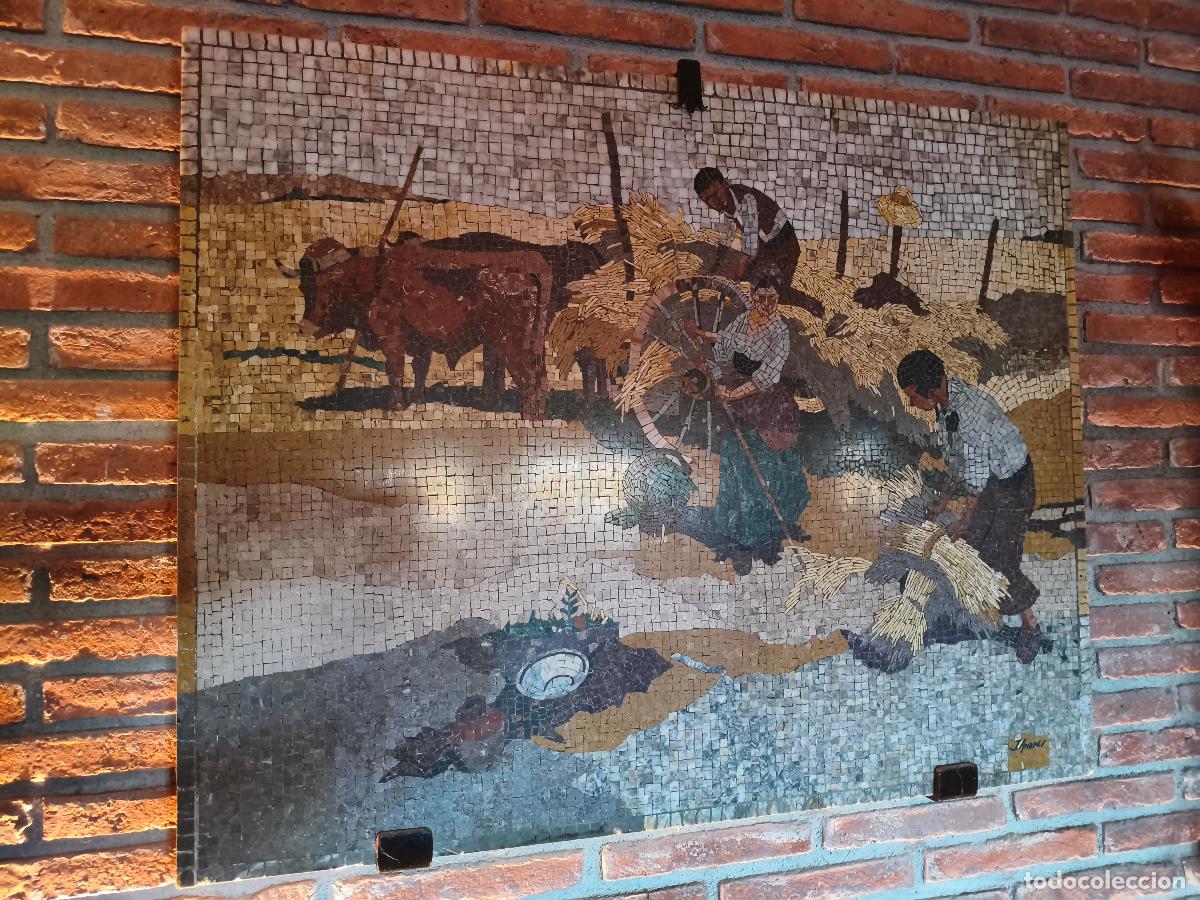 Antig&uuml;edades: Mosaico antiguo de m&aacute;rmol - Foto 2
