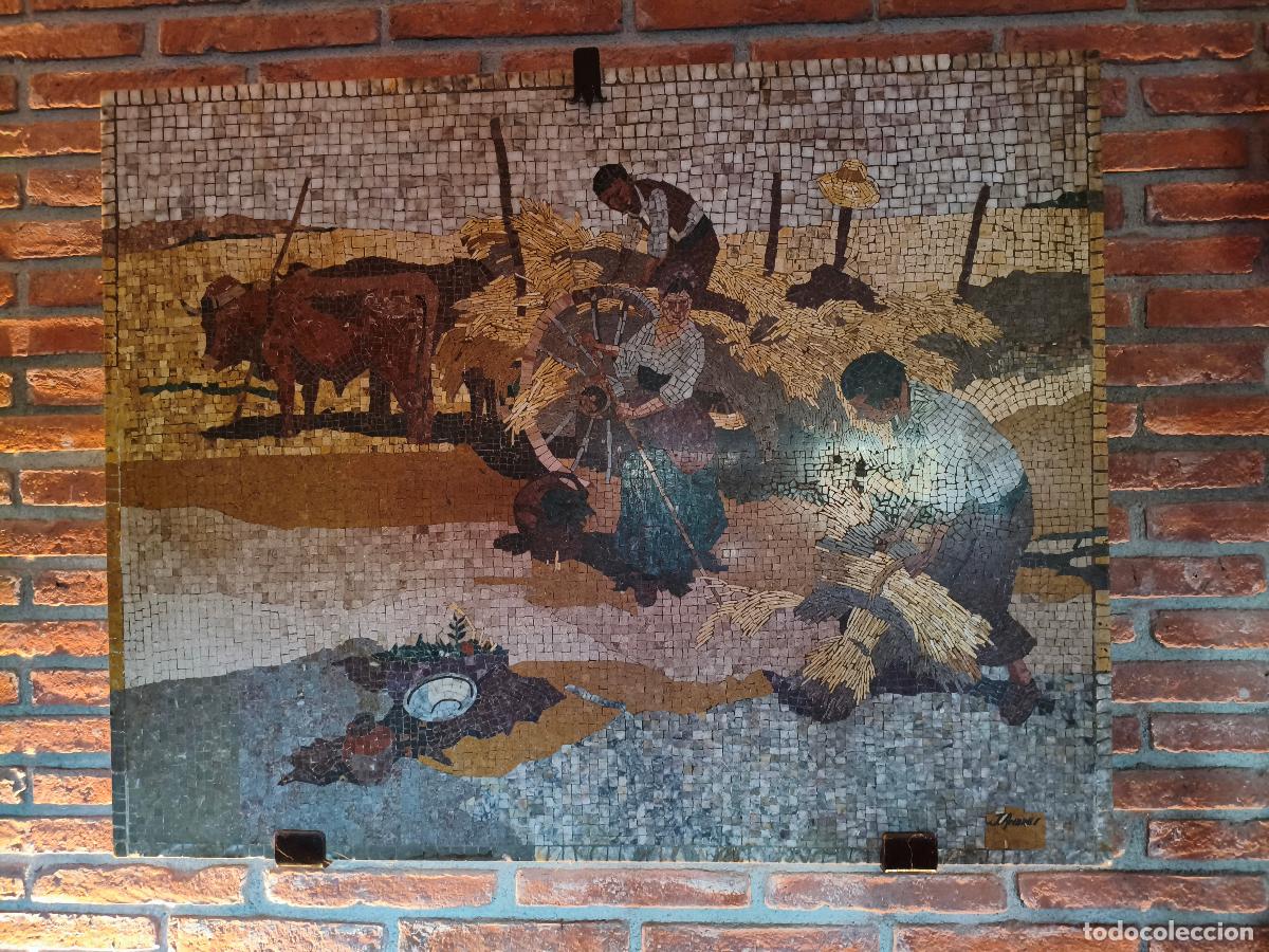 Antig&uuml;edades: Mosaico antiguo de m&aacute;rmol - Foto 3