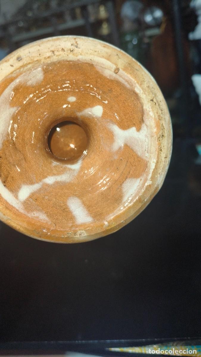 Antig&uuml;edades: Vase c&eacute;ramique &eacute;maill&eacute;e peinte &agrave; la main - Foto 3