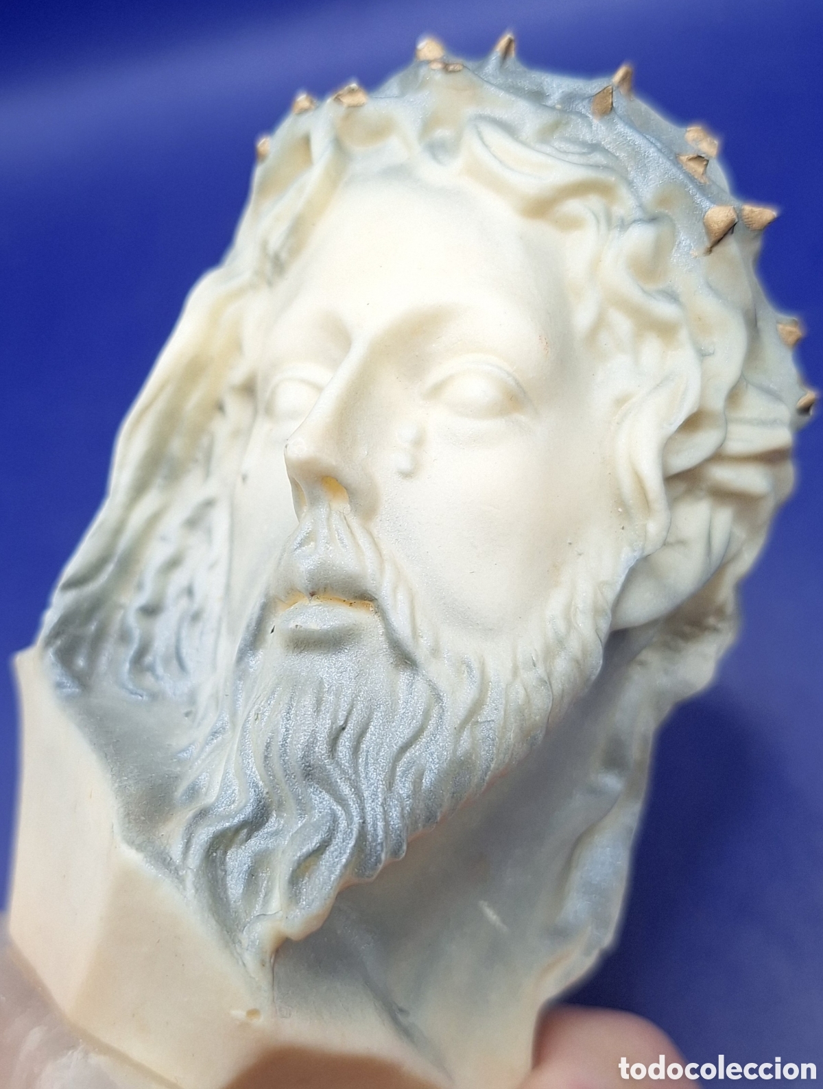 Antig&uuml;edades: Peque&ntilde;o Busto Cristo Llorando - Foto 16