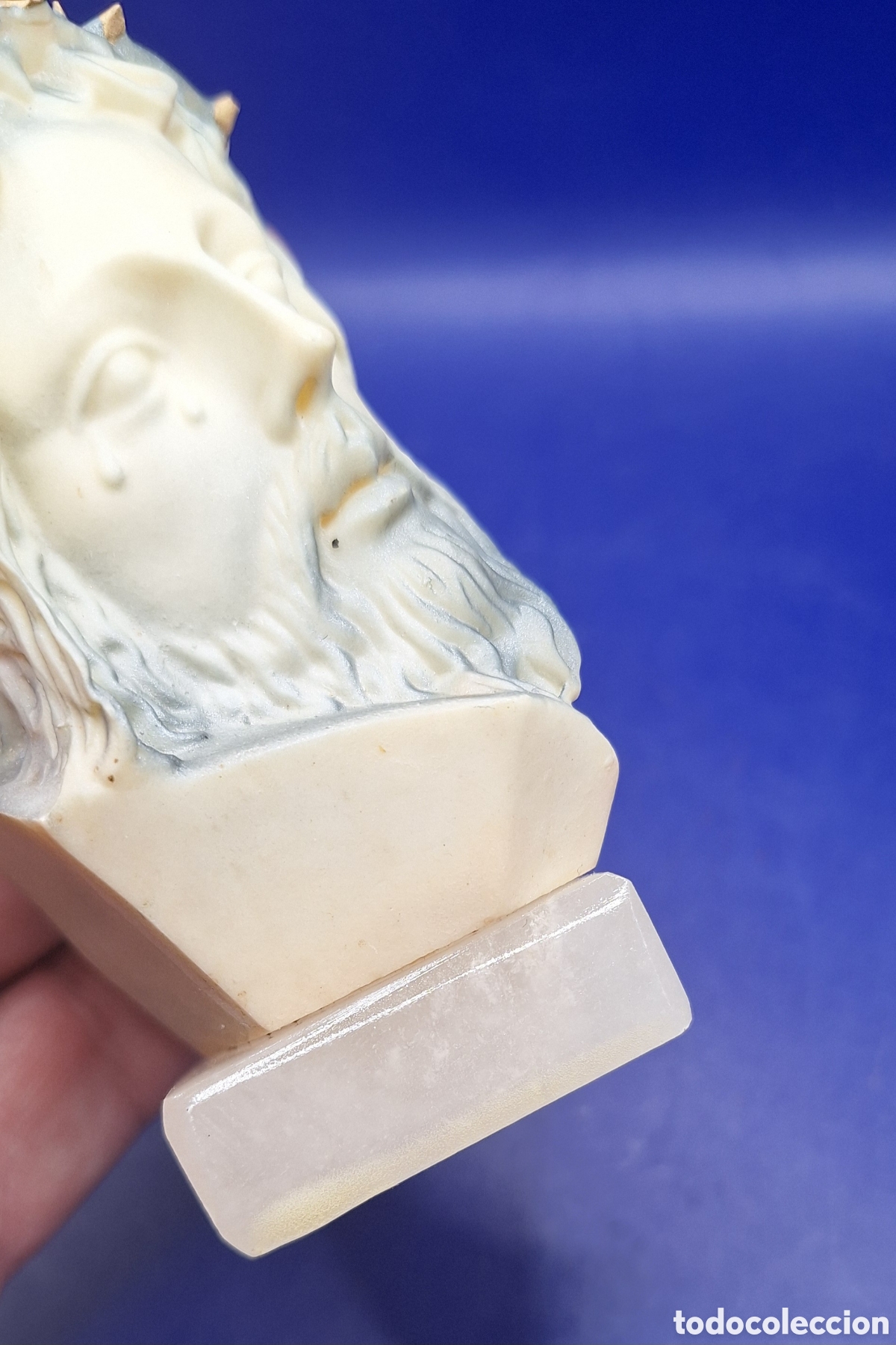 Antig&uuml;edades: Peque&ntilde;o Busto Cristo Llorando - Foto 19
