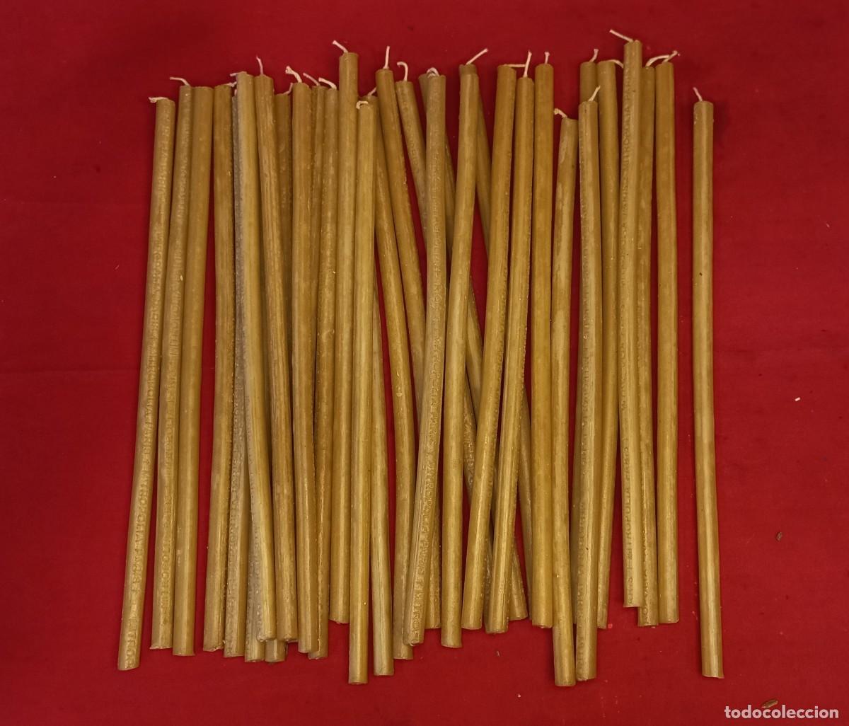 Antig&uuml;edades: VELAS DE CERA EGLESIASTICAS , IGLESIA - Foto 1