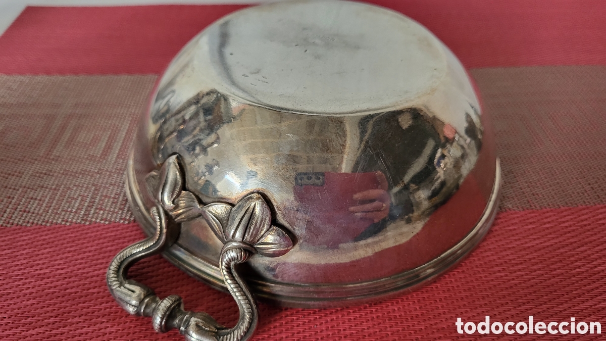 Antig&uuml;edades: Antiguo cuenco plateado - Foto 1