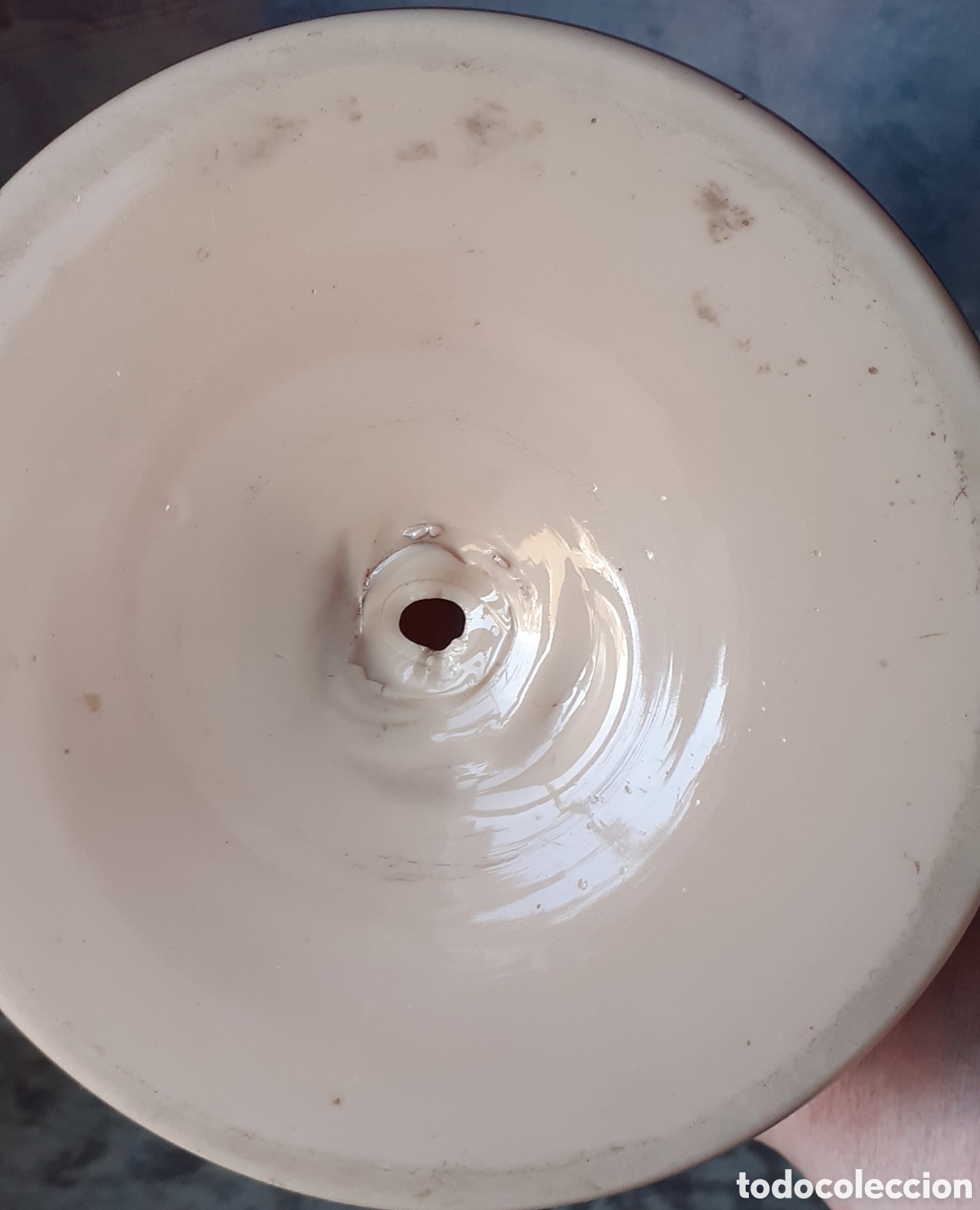 Antig&uuml;edades: Quinque opalina con chamin&eacute; - 55cm altura - Foto 4