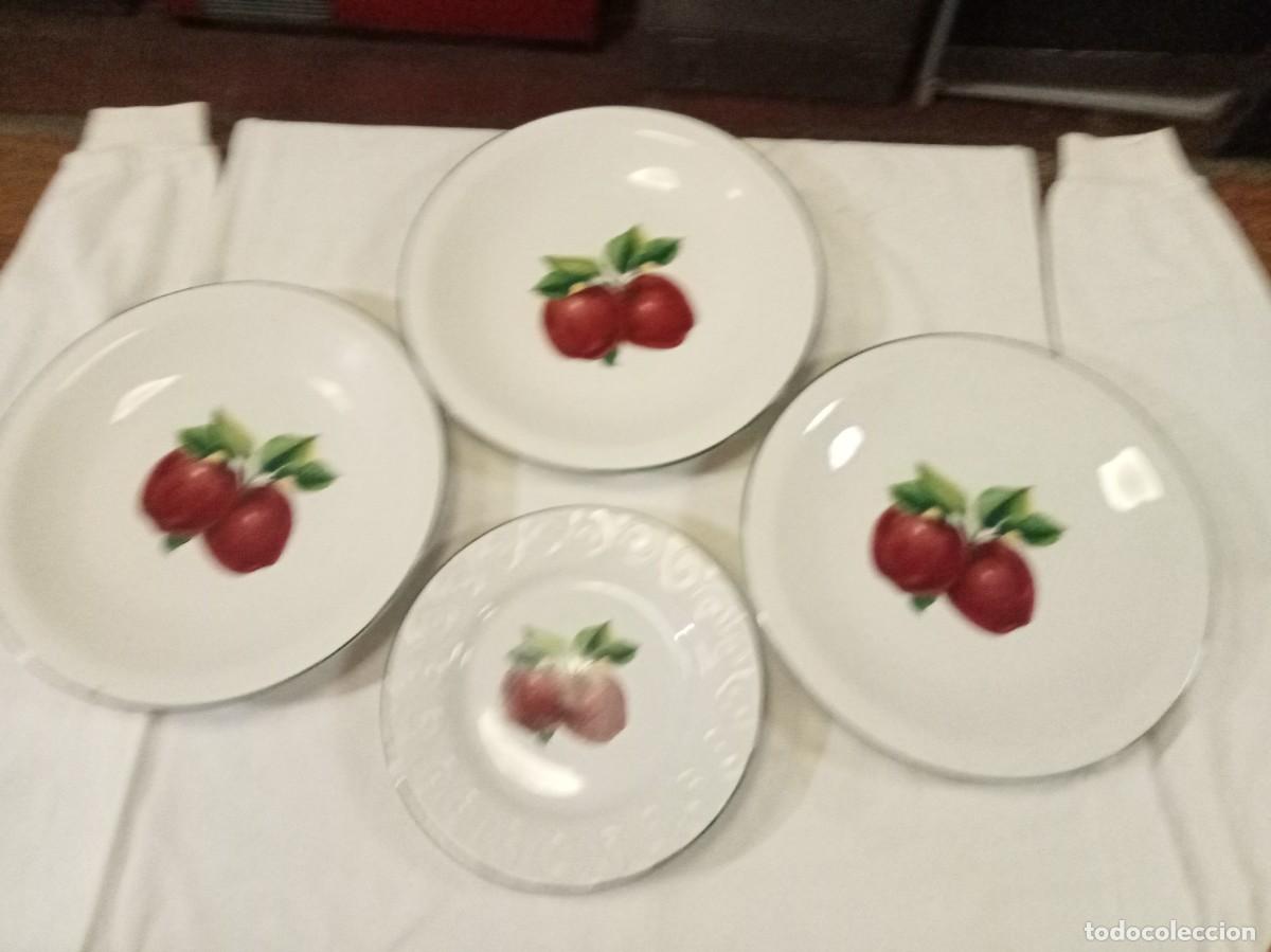 Antig&uuml;edades: 4 platos manzanas elegantyse - Foto 1
