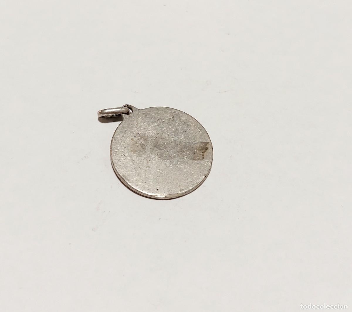 Antig&uuml;edades: Antigua medalla religiosa de plata - Foto 5