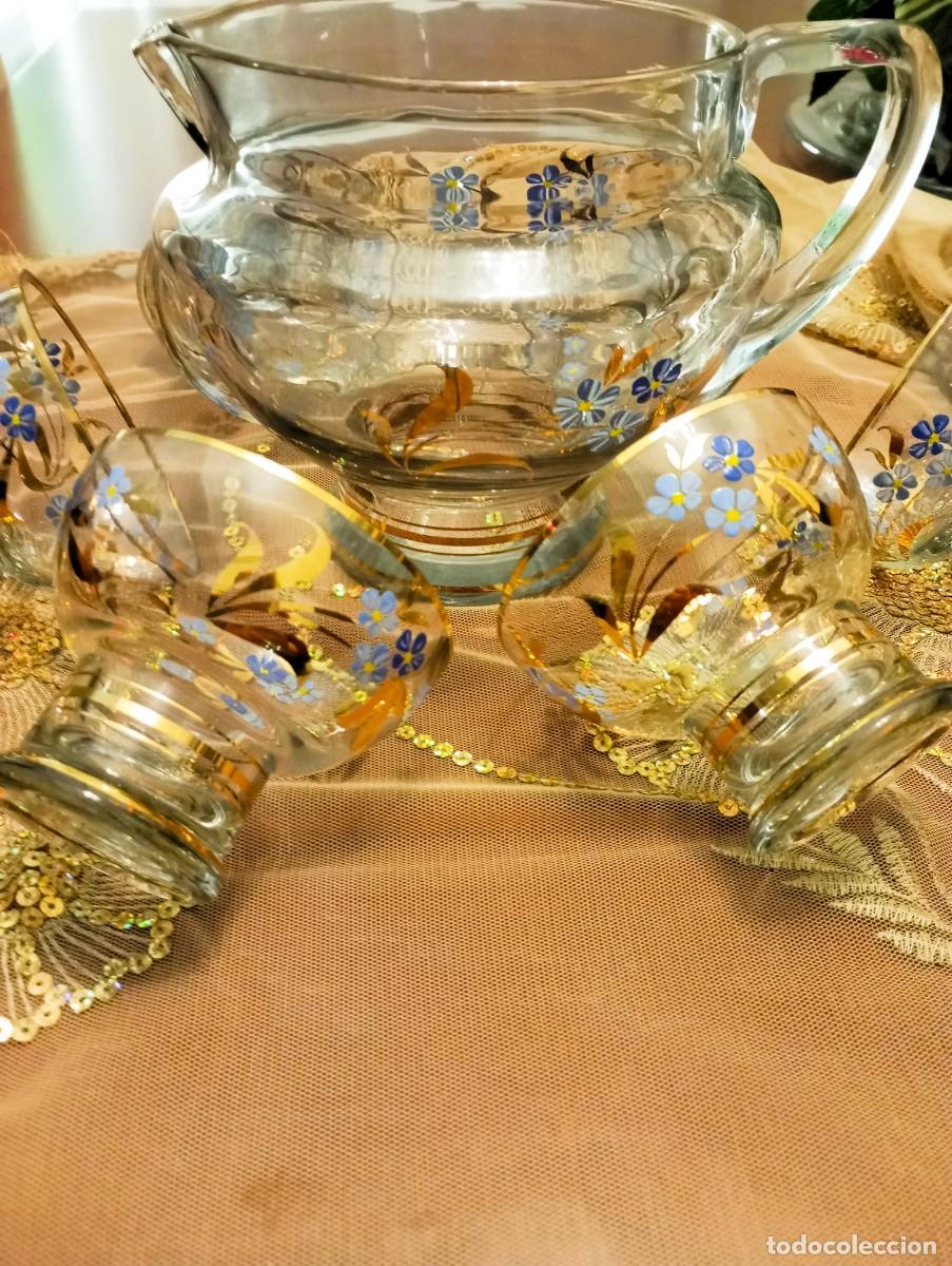 Antig&uuml;edades: jarra y vasos cristal - Foto 7