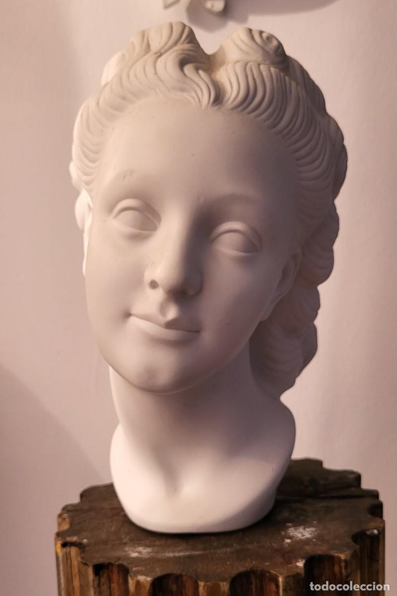 Antig&uuml;edades: Busto de Dama de biscuit - Foto 4