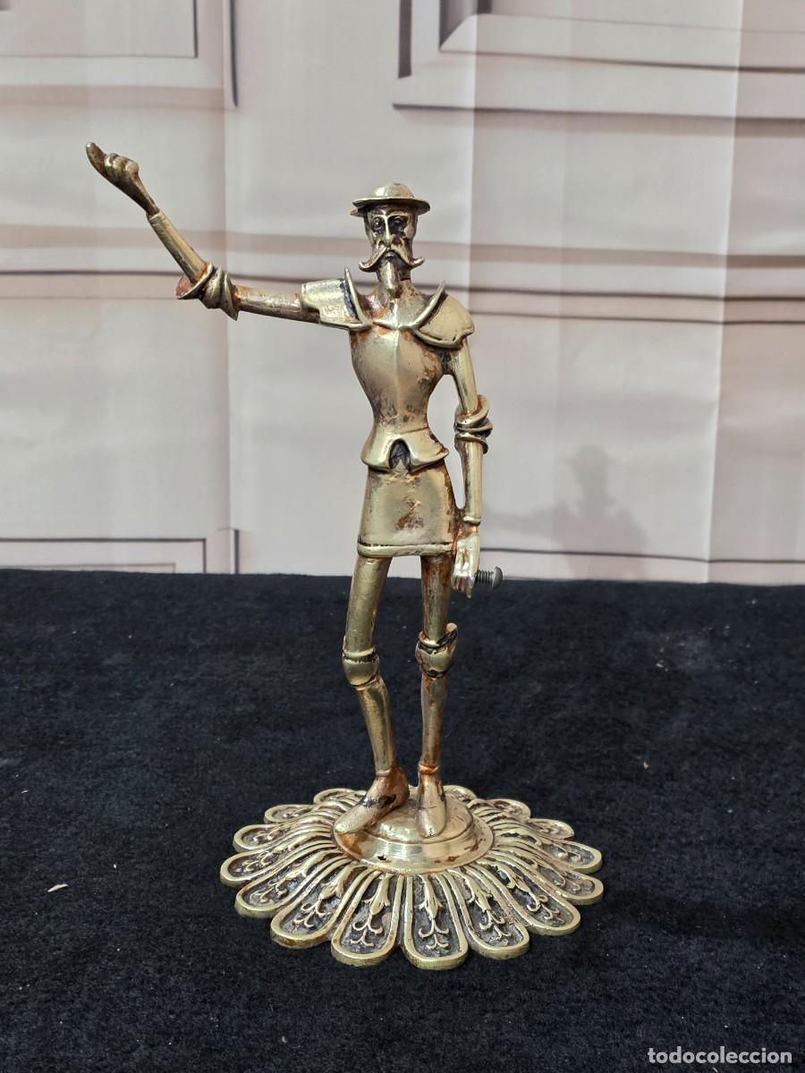 Antig&uuml;edades: Figura de bronce de Don Quijote de la Mancha - Foto 1