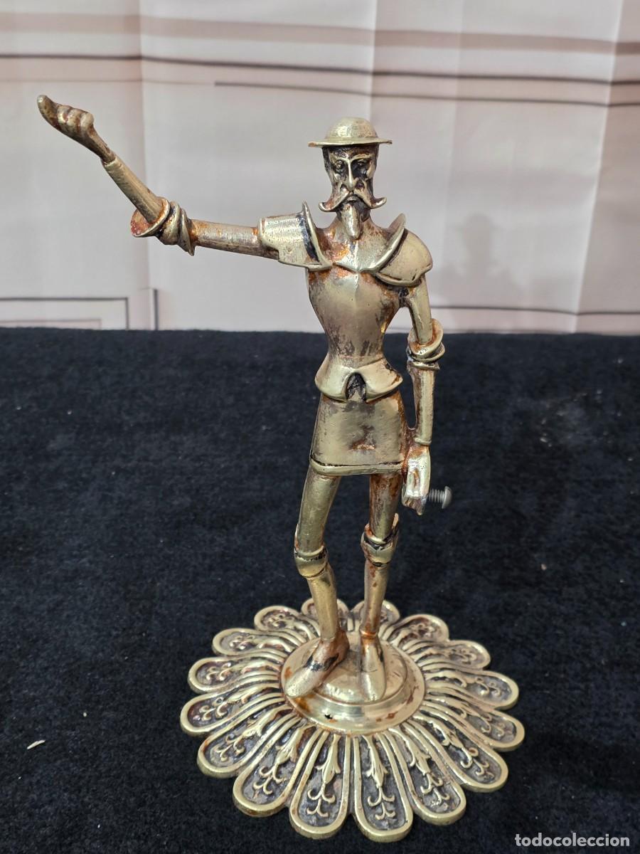 Antig&uuml;edades: Figura de bronce de Don Quijote de la Mancha - Foto 2