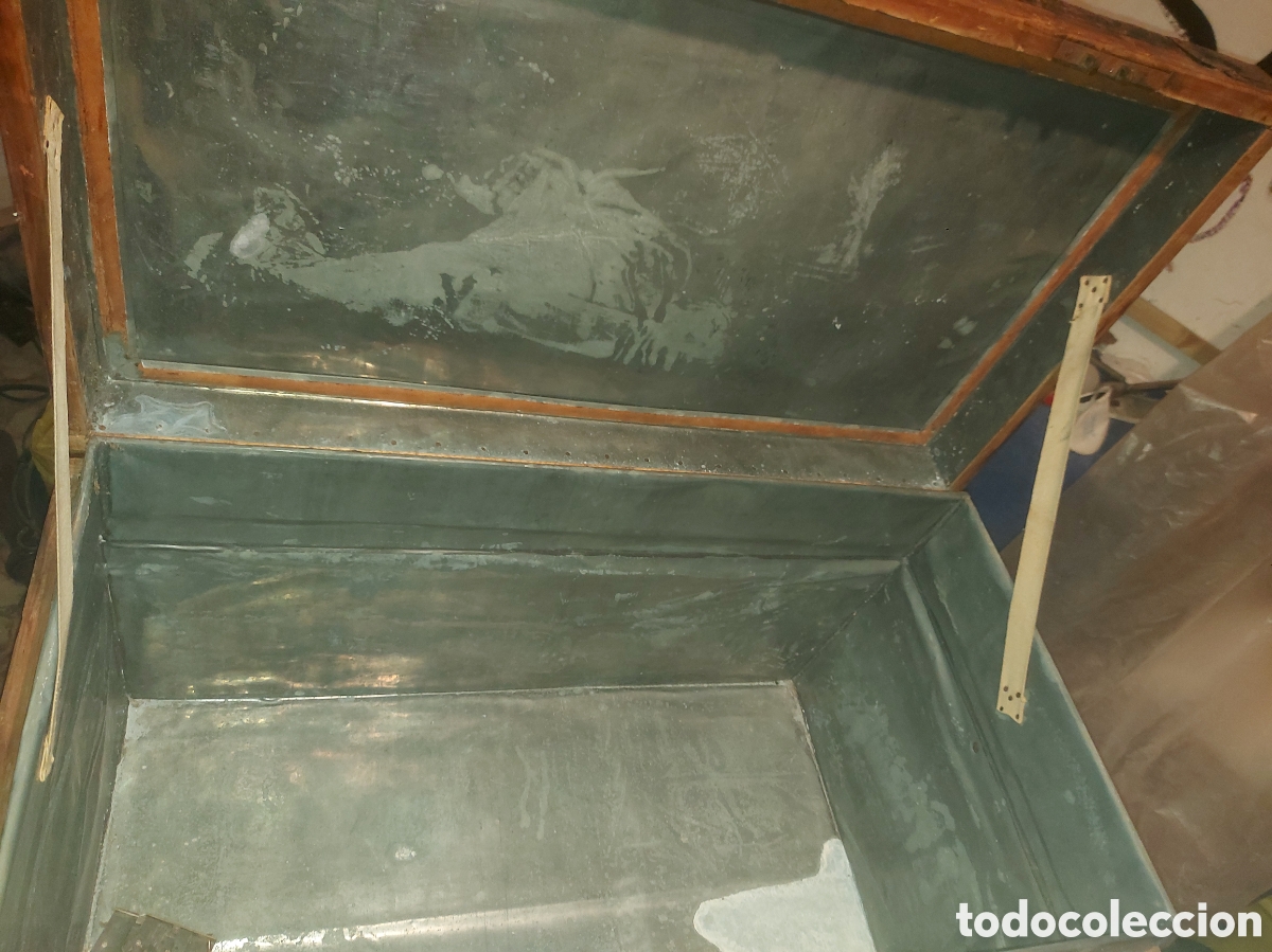 Antig&uuml;edades: Baul arcon de viaje. Stener trunk - Foto 2