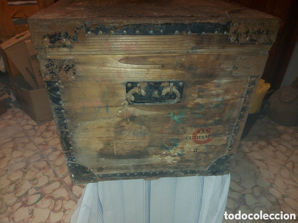 Antig&uuml;edades: Baul arcon de viaje. Stener trunk - Foto 7