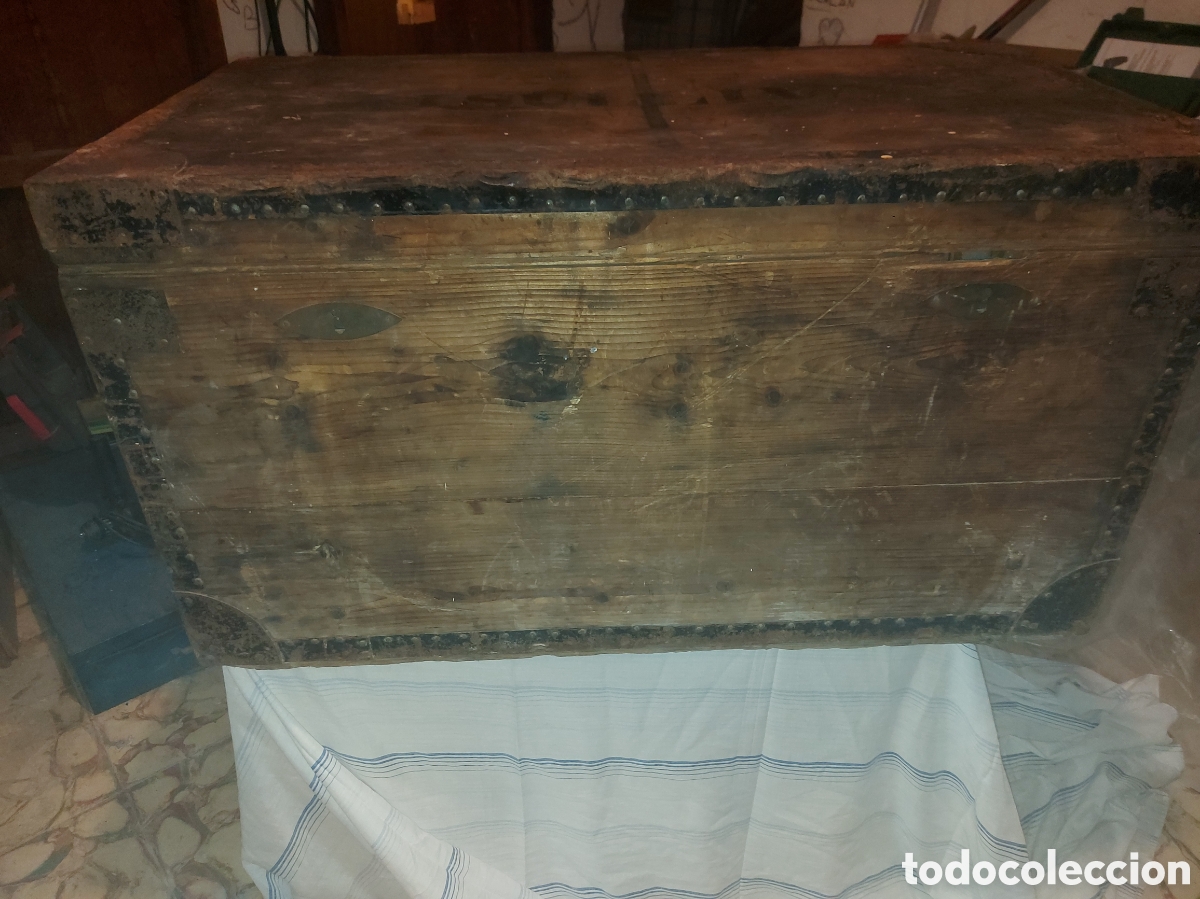 Antig&uuml;edades: Baul arcon de viaje. Stener trunk - Foto 8