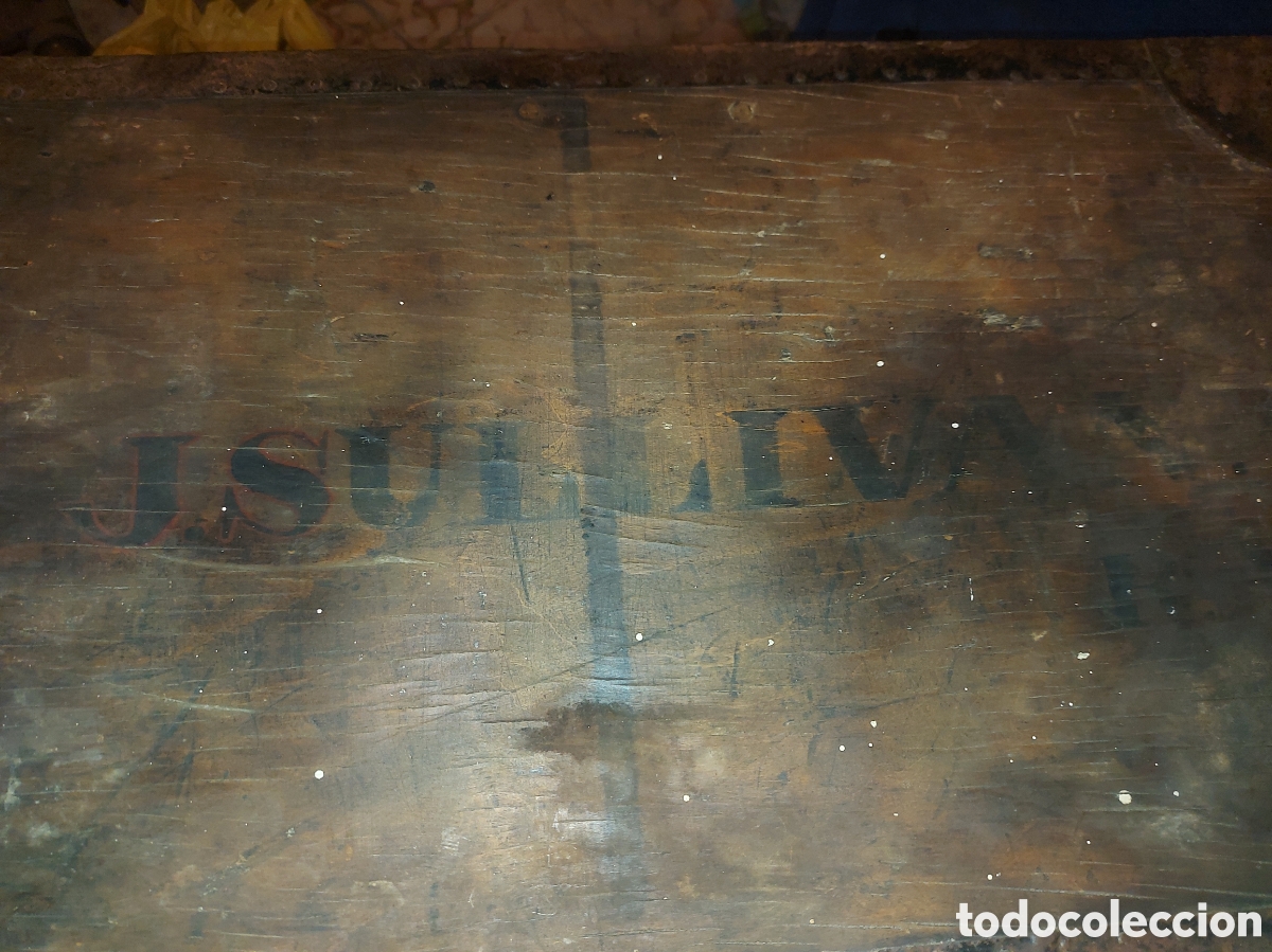 Antig&uuml;edades: Baul arcon de viaje. Stener trunk - Foto 9
