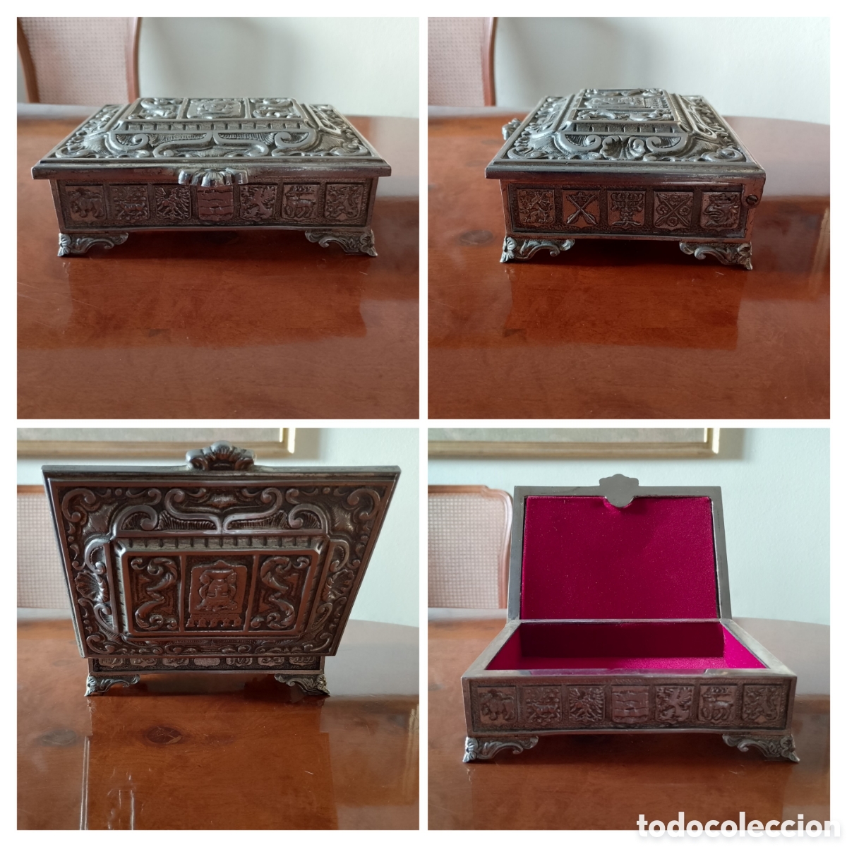 Antiques: Joyero de bronce medieval